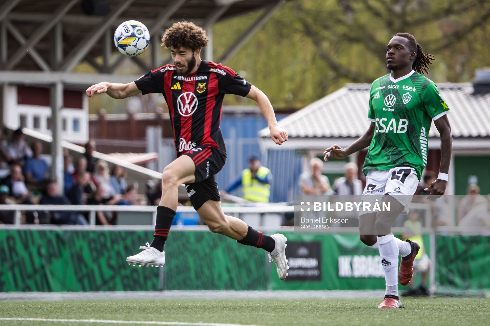Östersunds Ziad Ghanoum och Brages Ieltsin Jeronimo Semedo