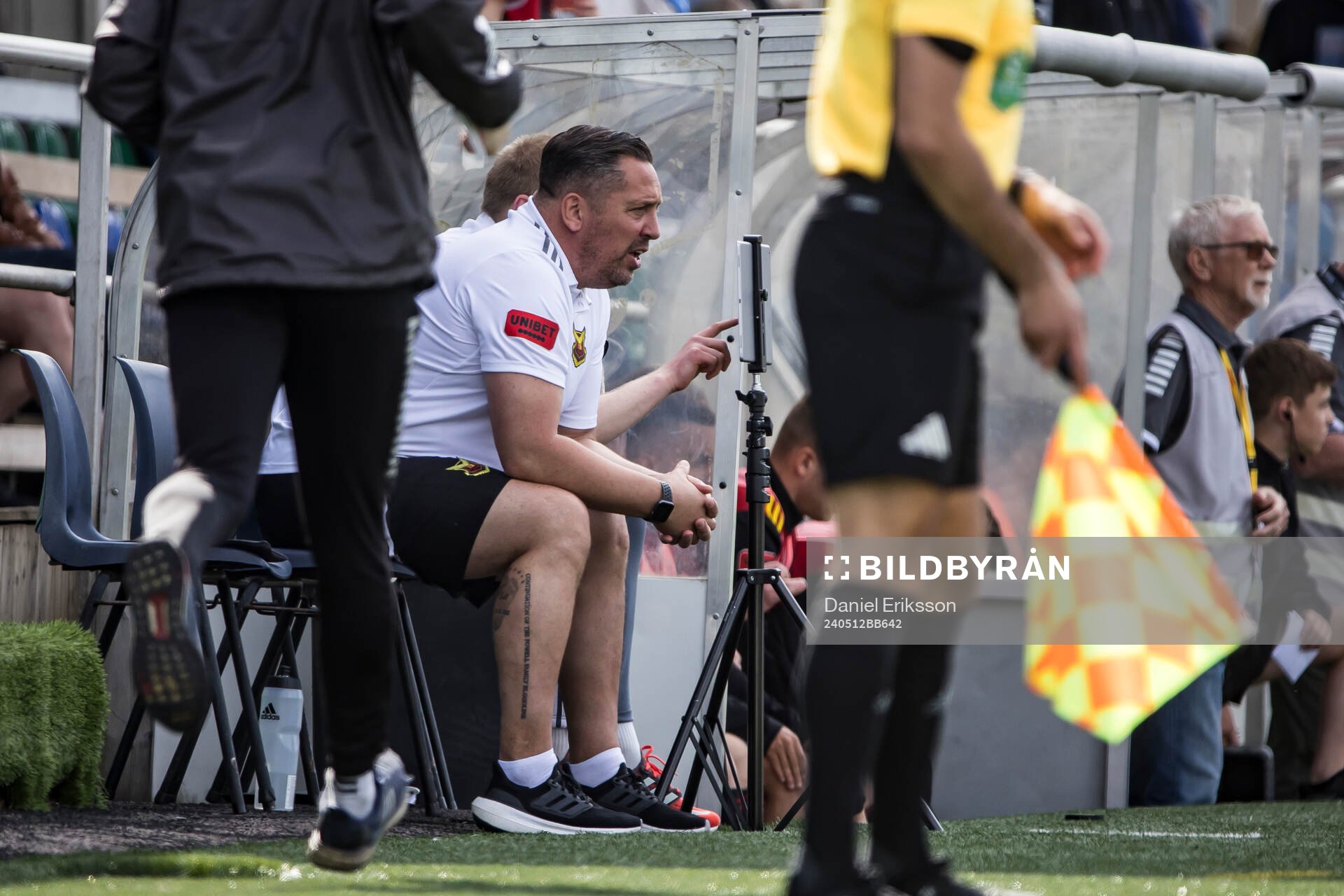 Östersunds huvudtränare Magnus Powell