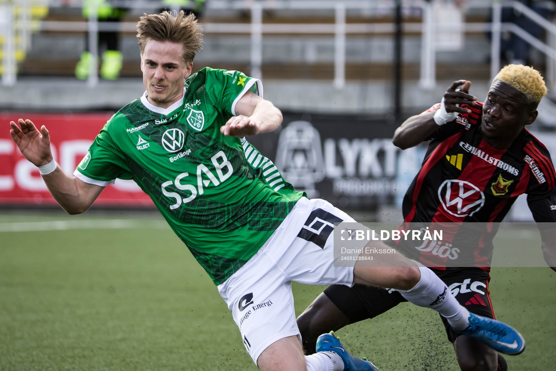 Brages Johan Arvidsson och Östersunds Assiedou Yannick