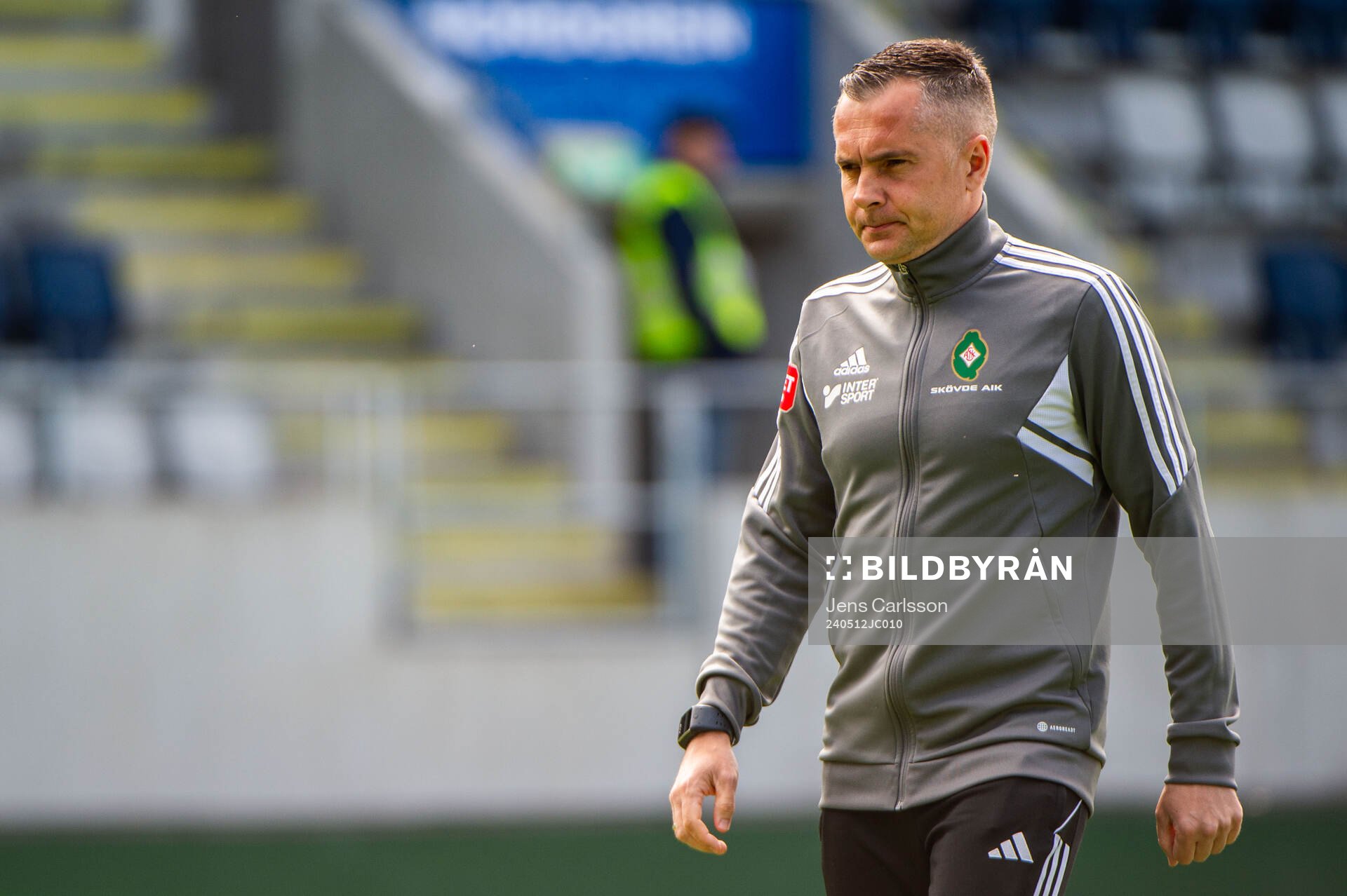 Skövde AIKs tränare Srdjan Tufegdzic fotbollsmatchen i