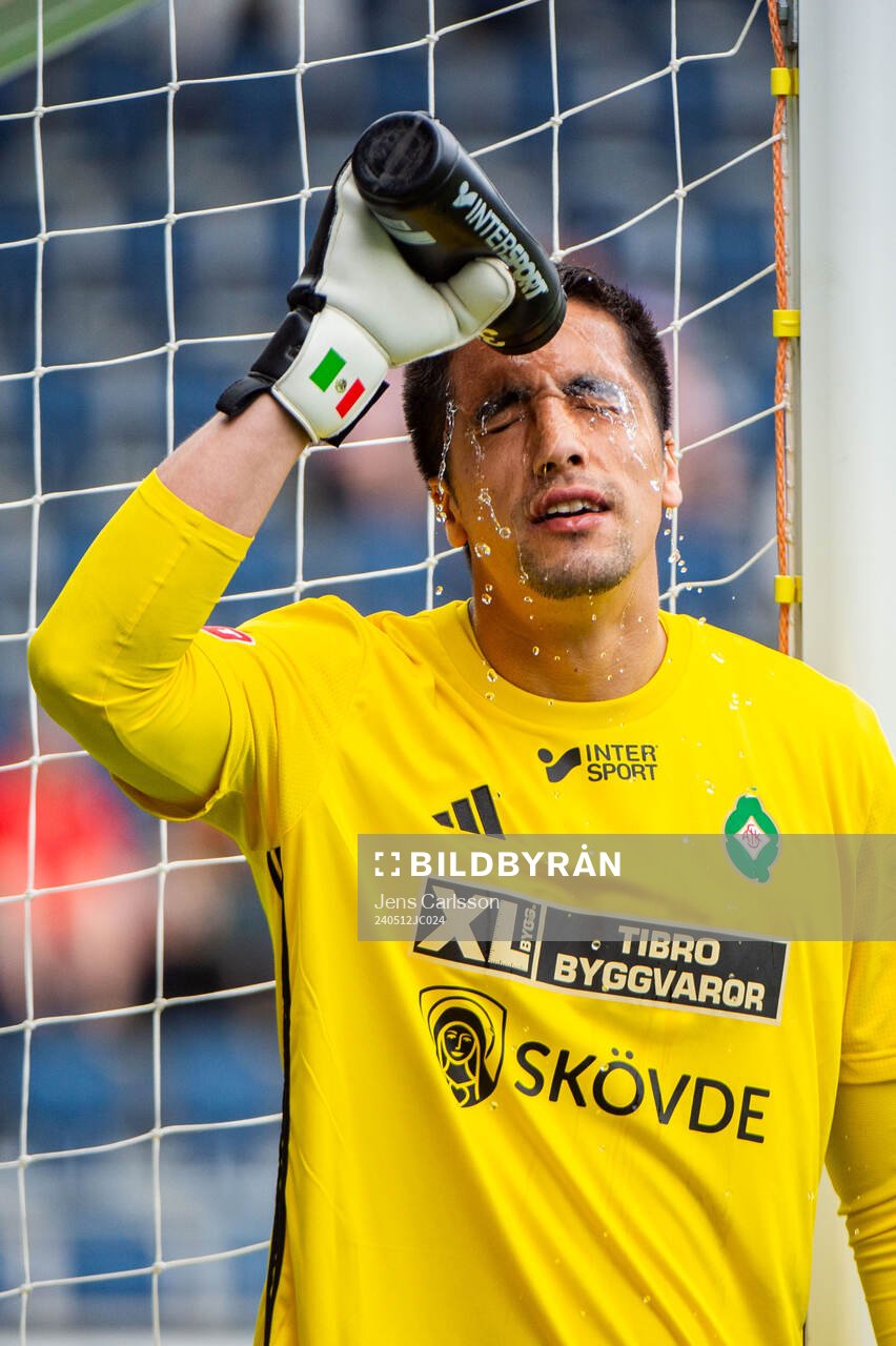 Skövde AIKs målvakt Adrian Zendejas