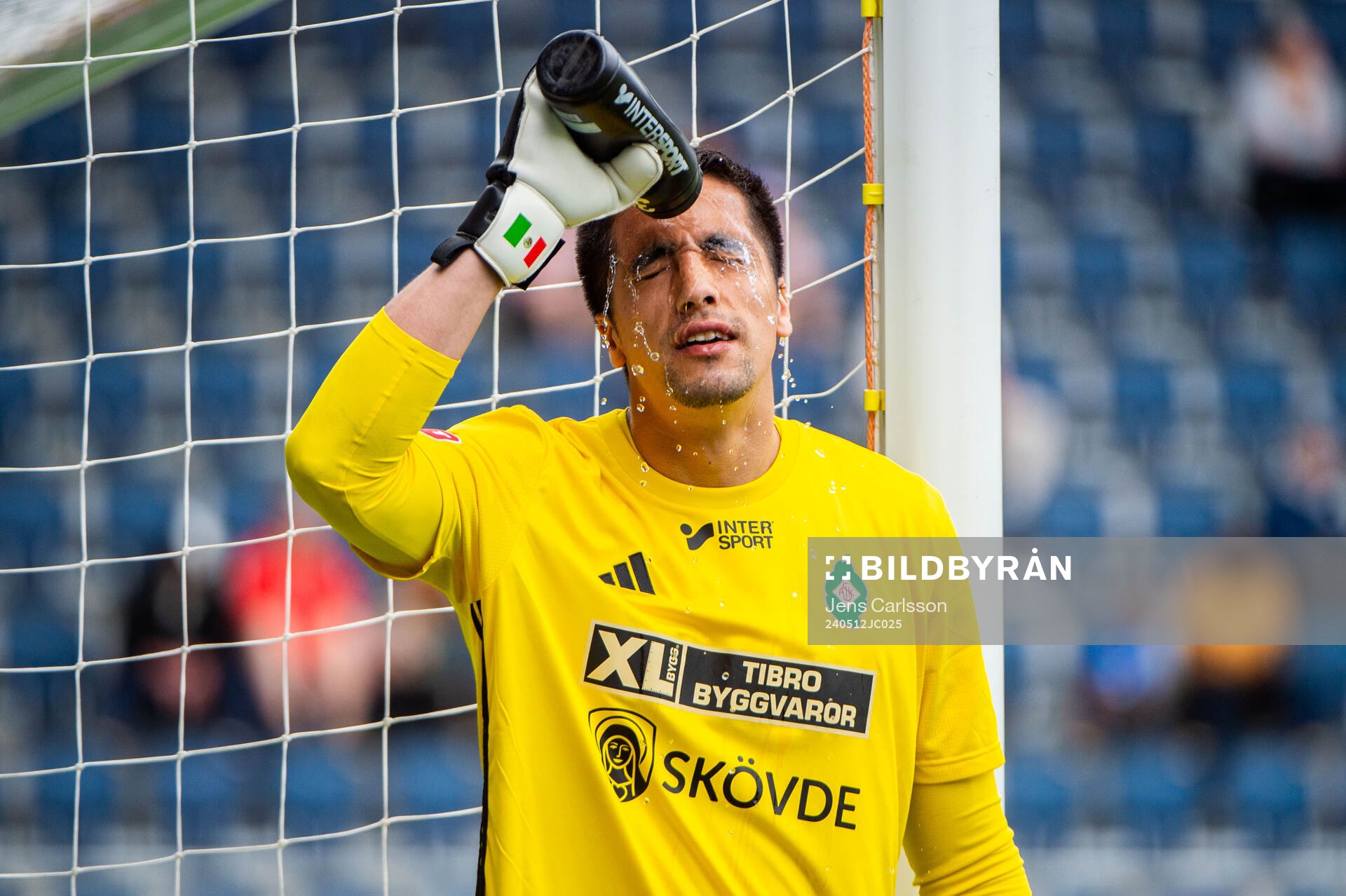 Skövde AIKs målvakt Adrian Zendejas