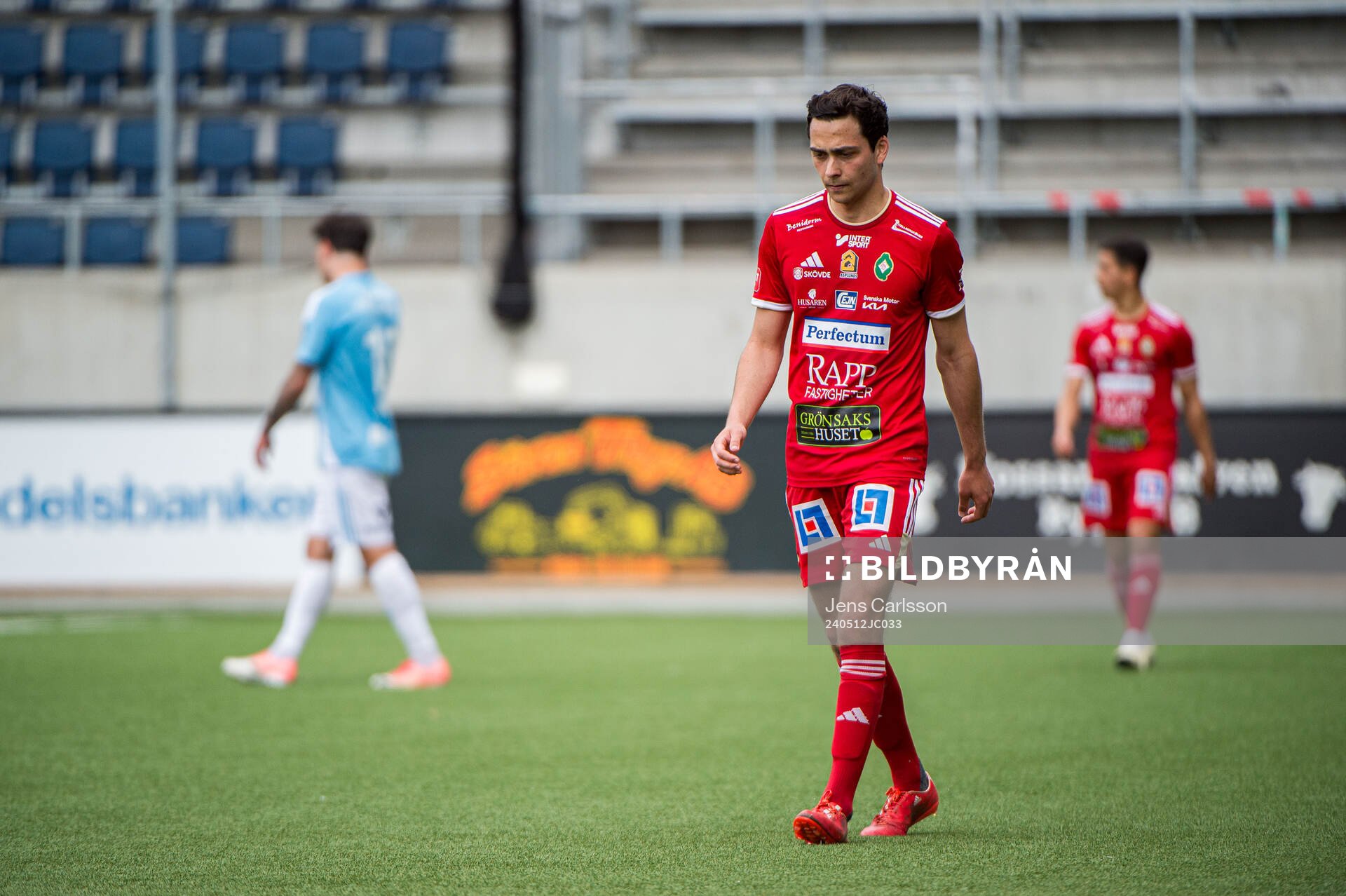 Skövde AIKs Armend Suljev deppar