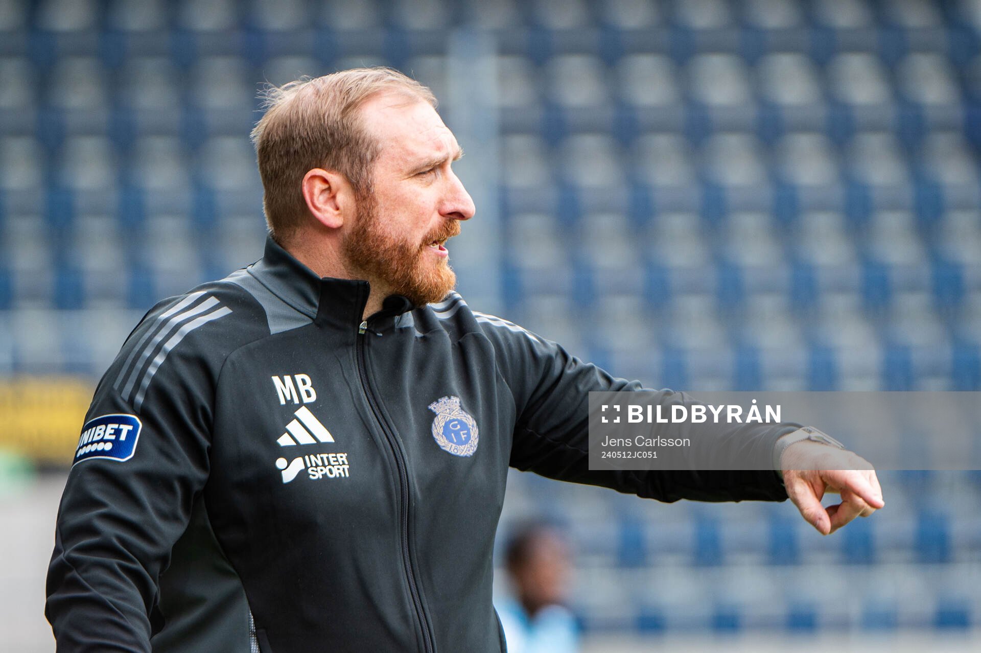 Gefles tränare Mikael Bengtsson