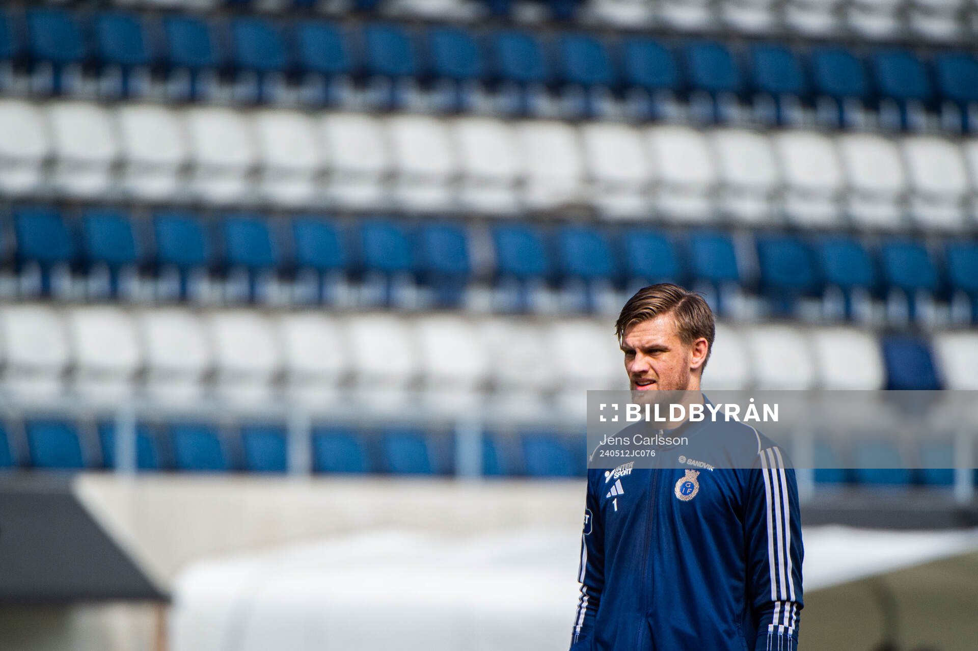 Gefles målvakt Oscar Jonsson