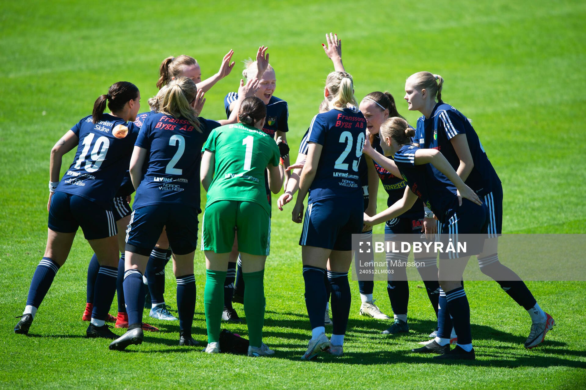 i matchen i div. 3 damer mellan FC Hässleholm och Lagan i