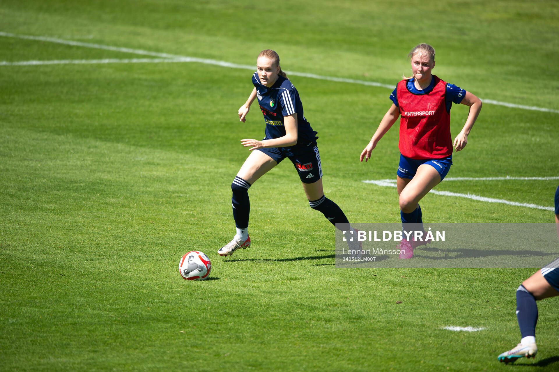 i matchen i div. 3 damer mellan FC Hässleholm och Lagan i