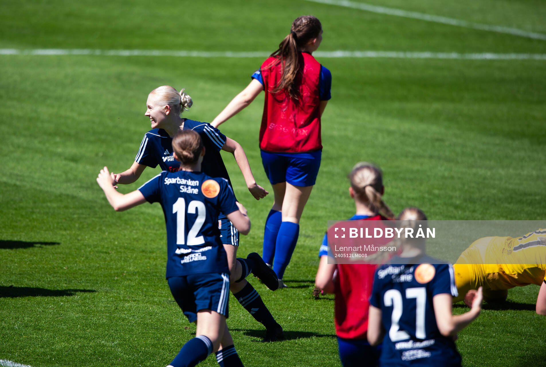 i matchen i div. 3 damer mellan FC Hässleholm och Lagan i