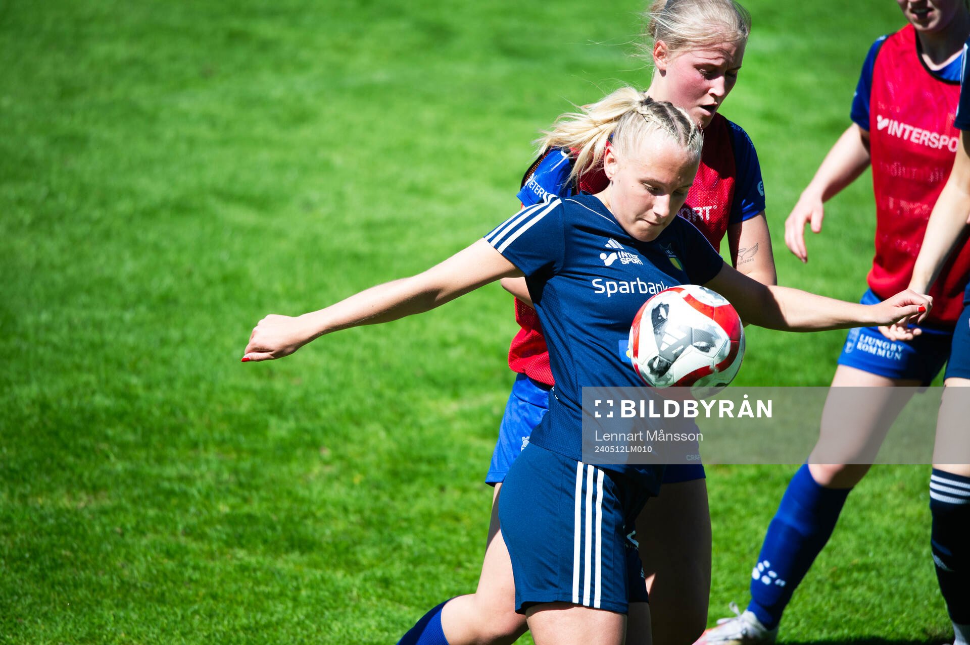 i matchen i div. 3 damer mellan FC Hässleholm och Lagan i