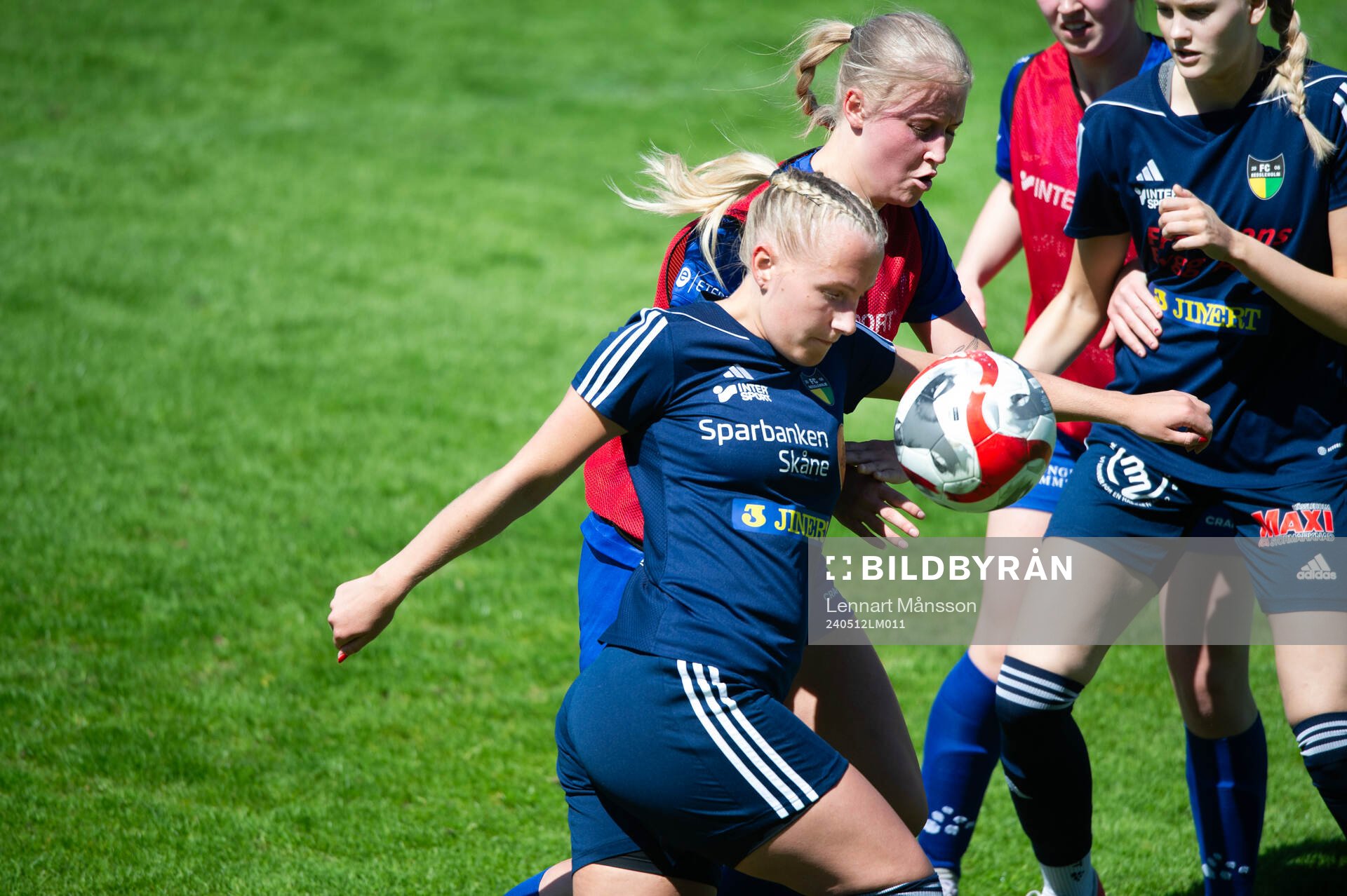 i matchen i div. 3 damer mellan FC Hässleholm och Lagan i