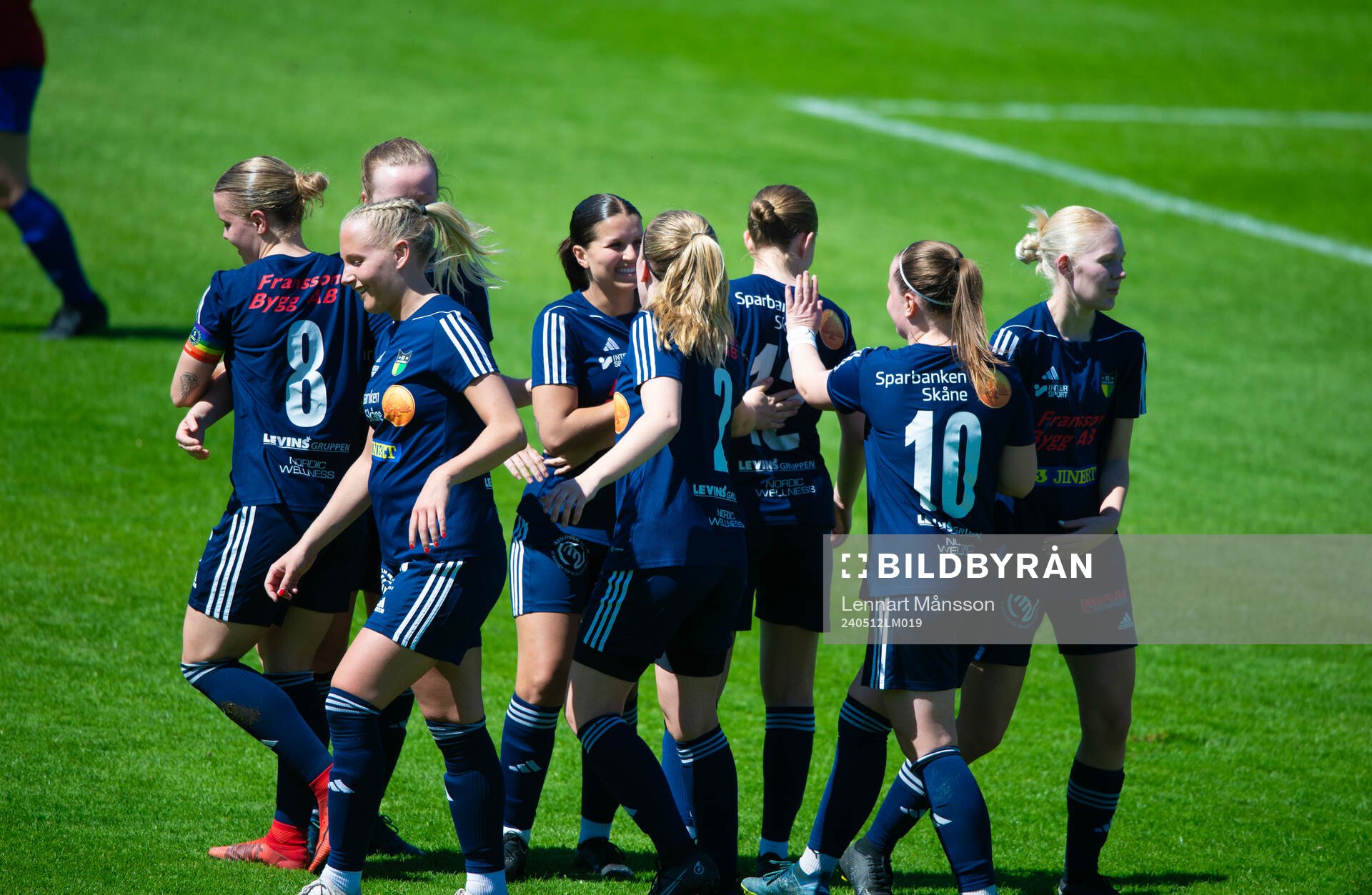 i matchen i div. 3 damer mellan FC Hässleholm och Lagan i