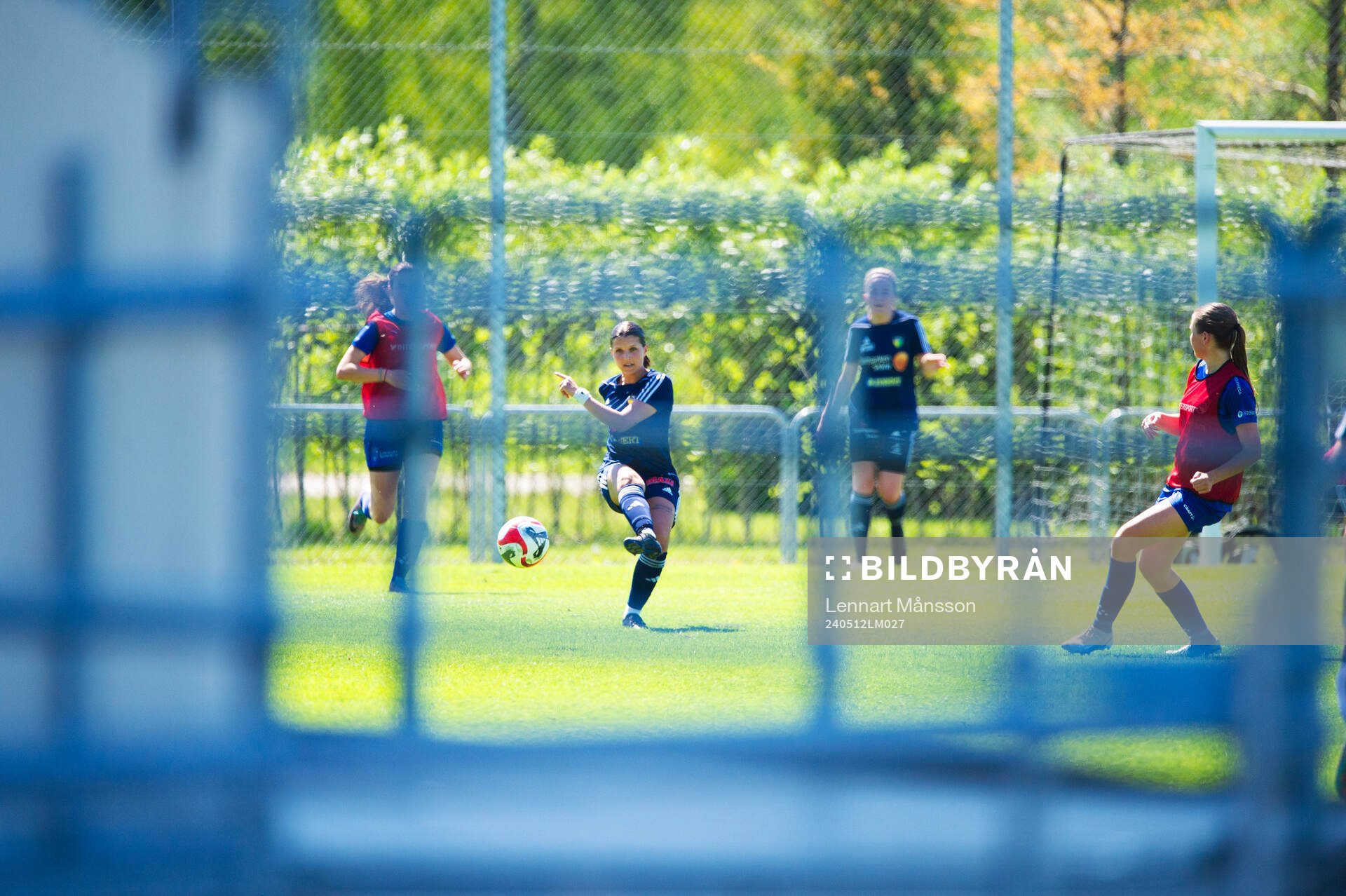 i matchen i div. 3 damer mellan FC Hässleholm och Lagan i
