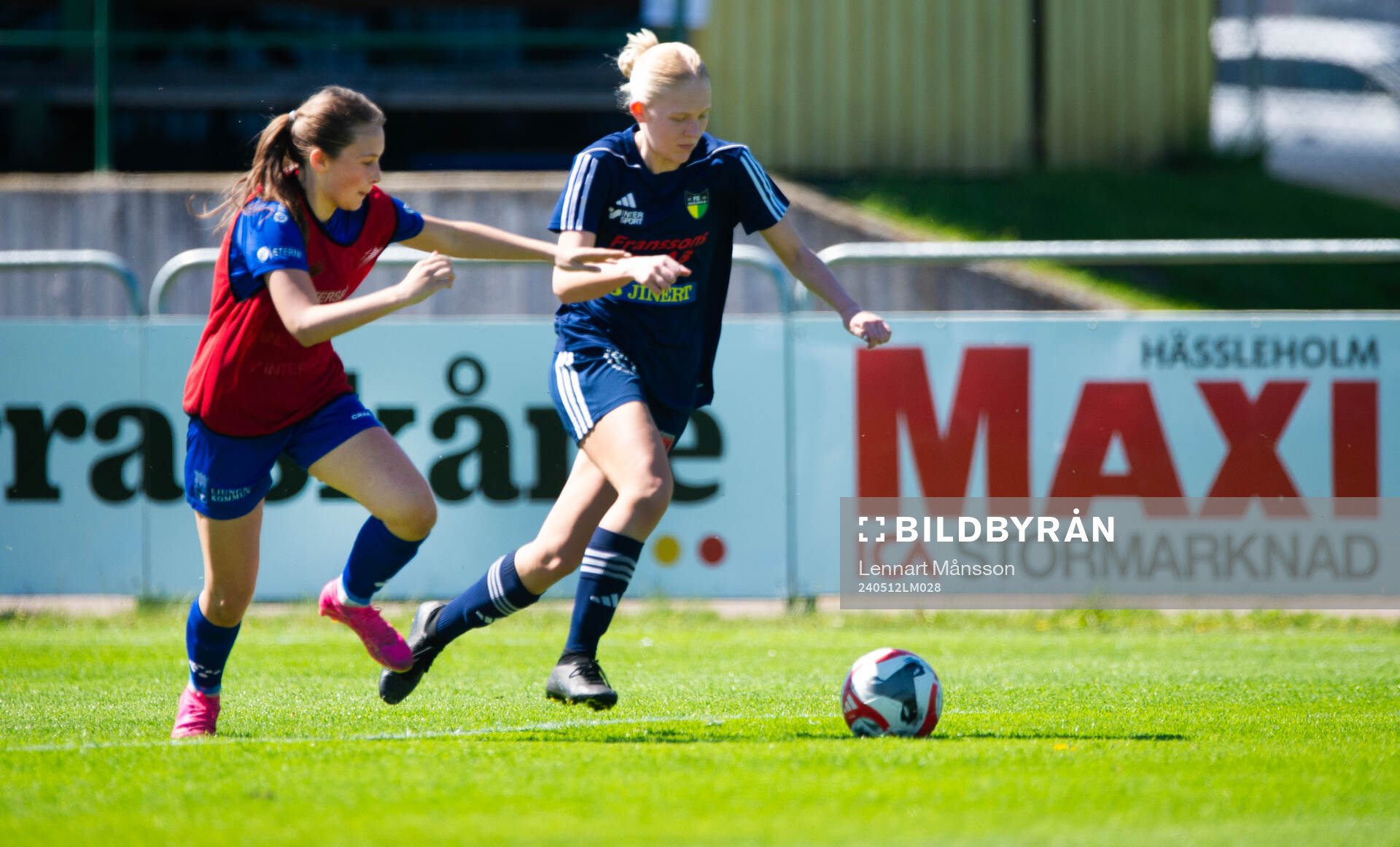 i matchen i div. 3 damer mellan FC Hässleholm och Lagan i