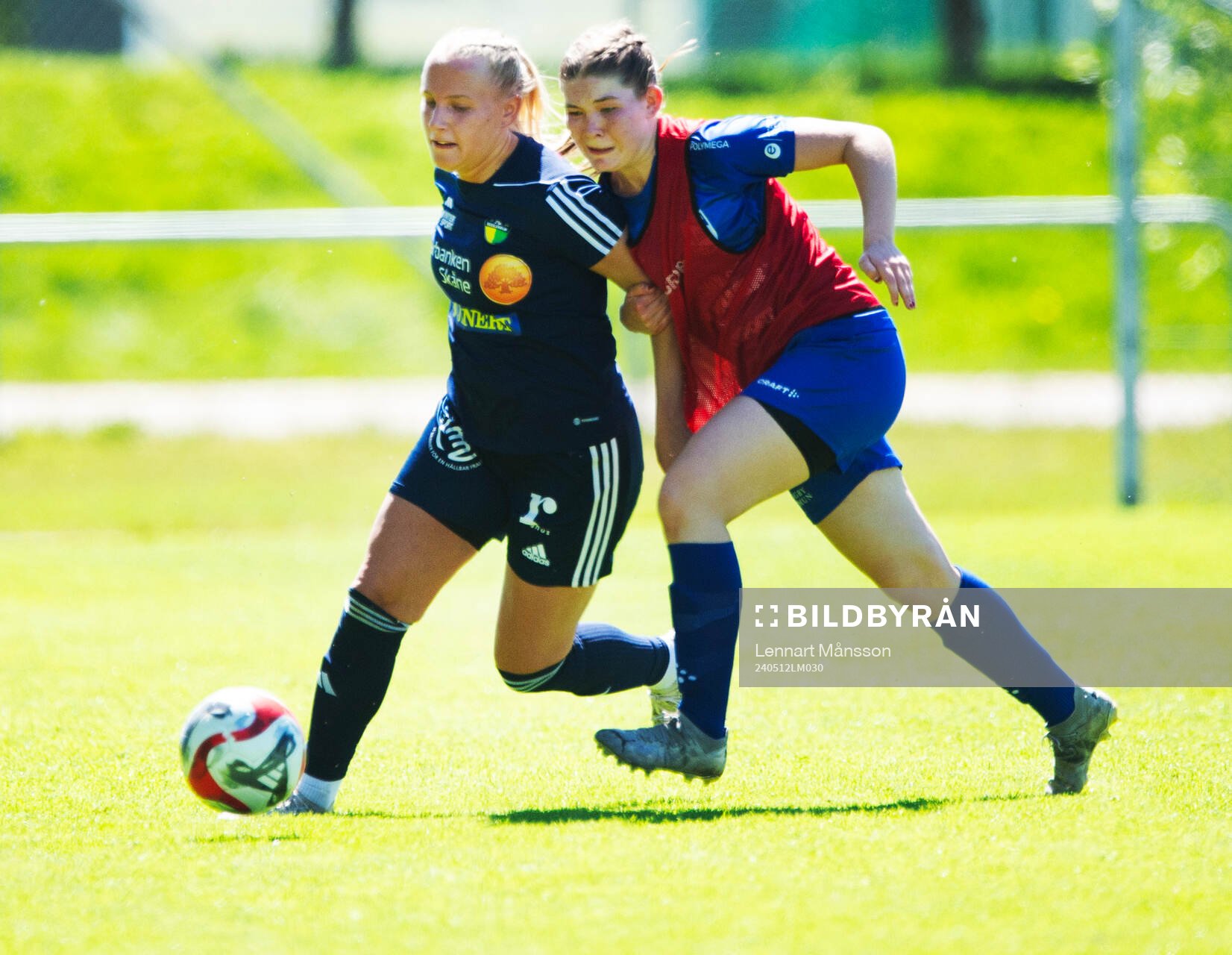 i matchen i div. 3 damer mellan FC Hässleholm och Lagan i