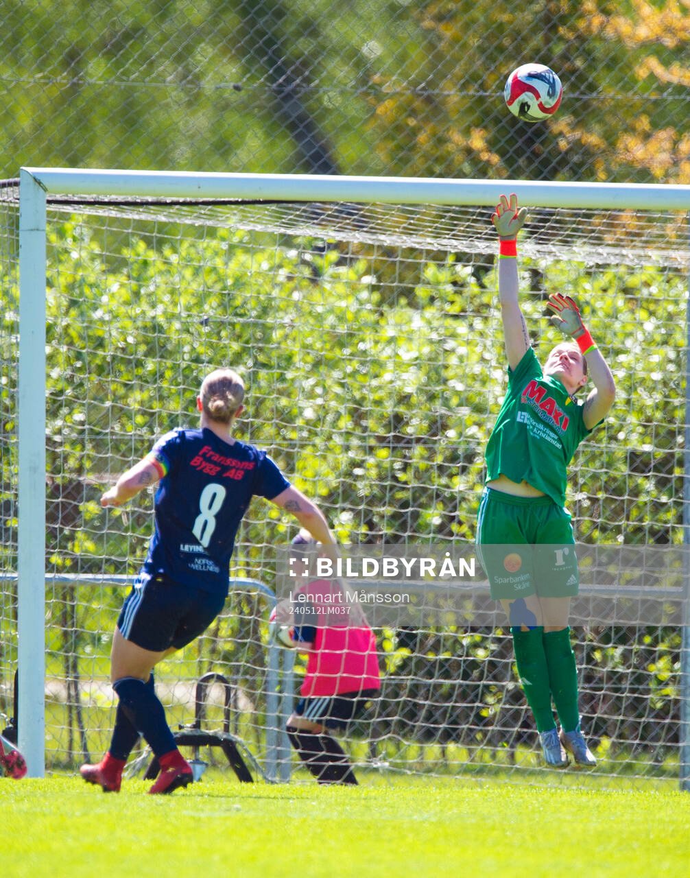 i matchen i div. 3 damer mellan FC Hässleholm och Lagan i