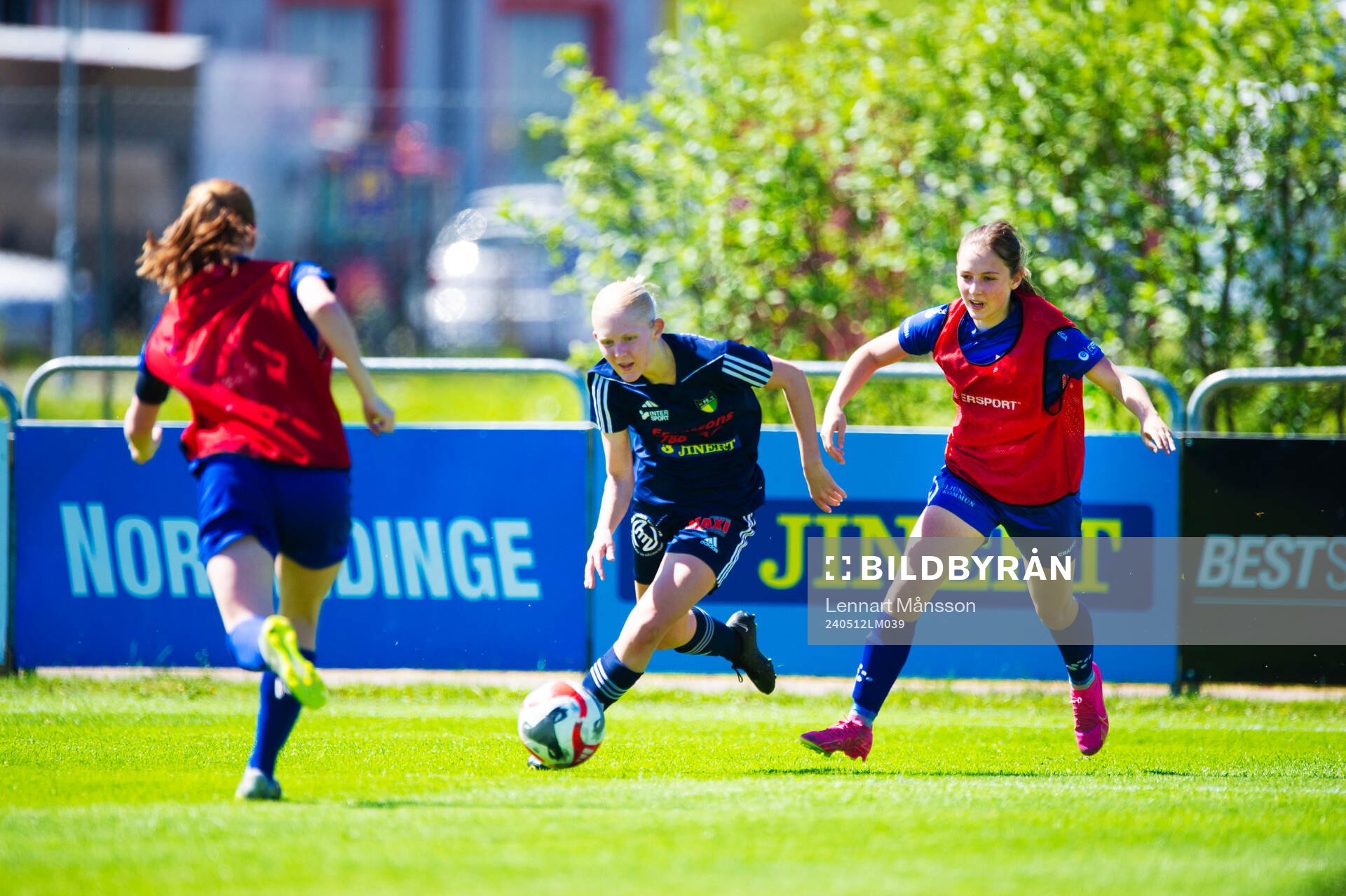 i matchen i div. 3 damer mellan FC Hässleholm och Lagan i