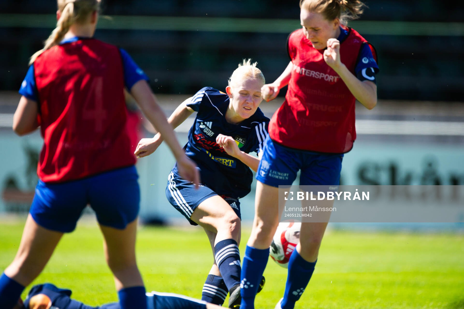 i matchen i div. 3 damer mellan FC Hässleholm och Lagan i