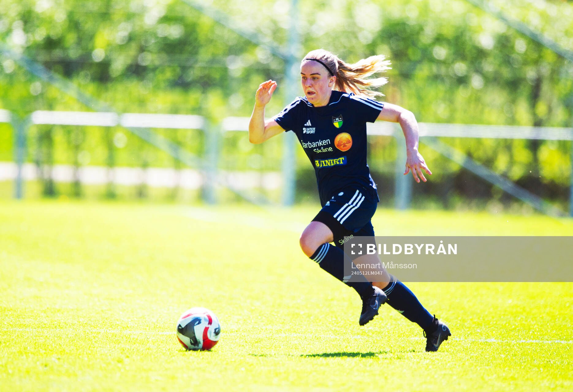 i matchen i div. 3 damer mellan FC Hässleholm och Lagan i