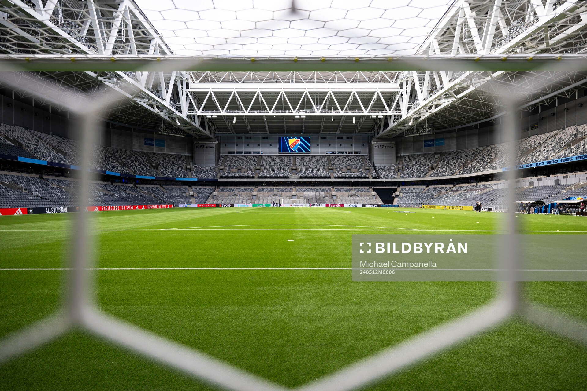 Interior vy på Tele2 Arena