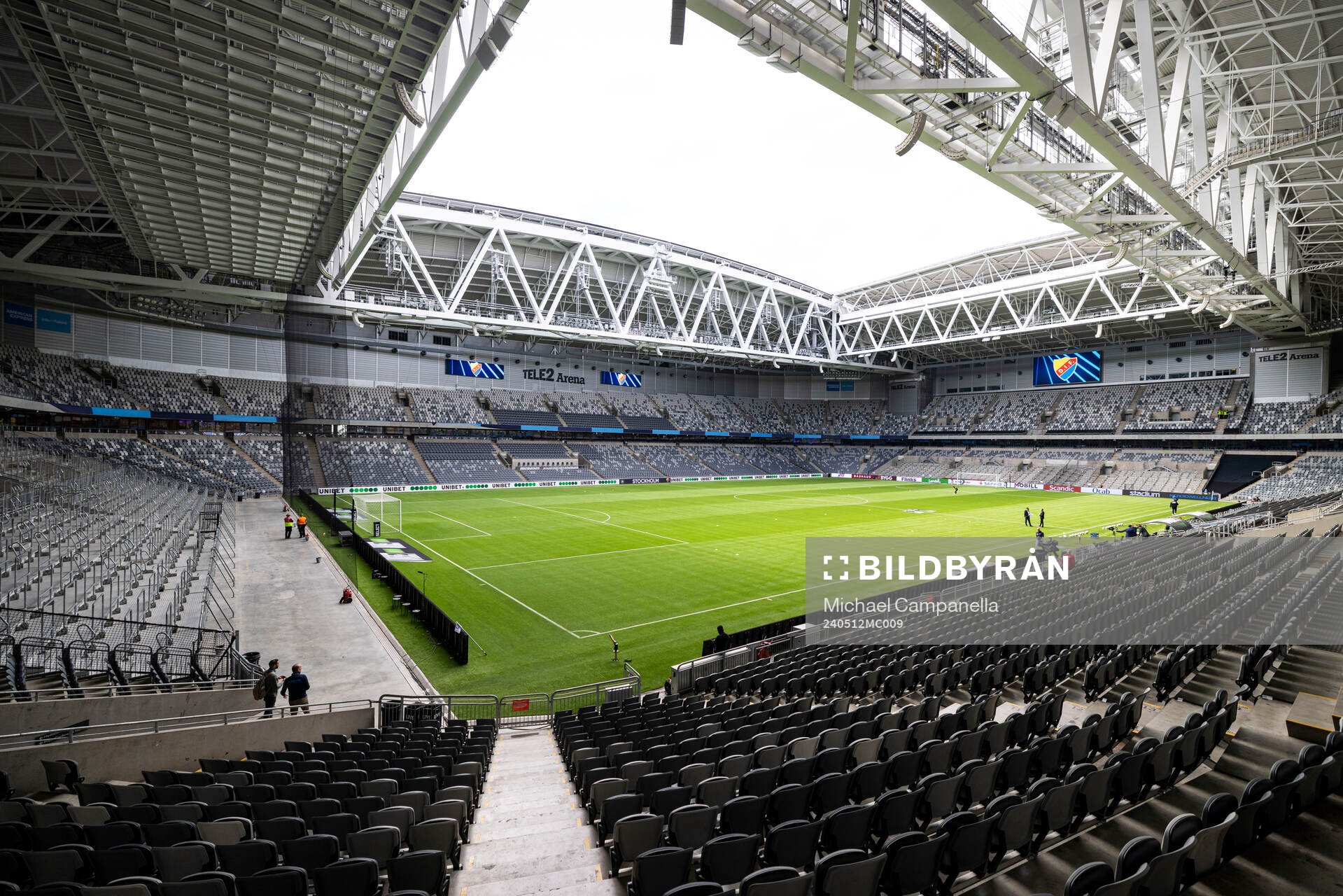 Interior vy på Tele2 Arena