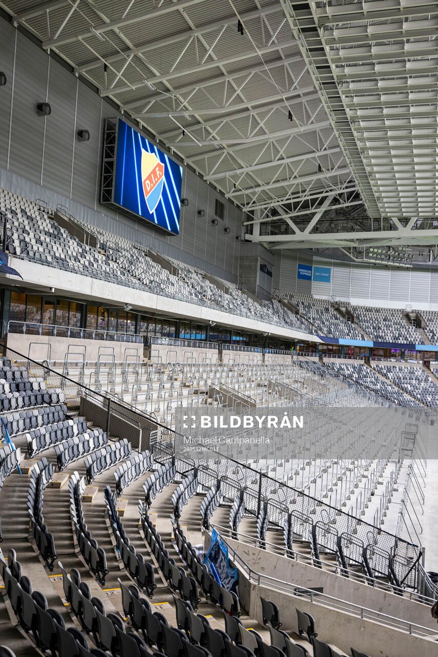 Interior vy på Tele2 Arena