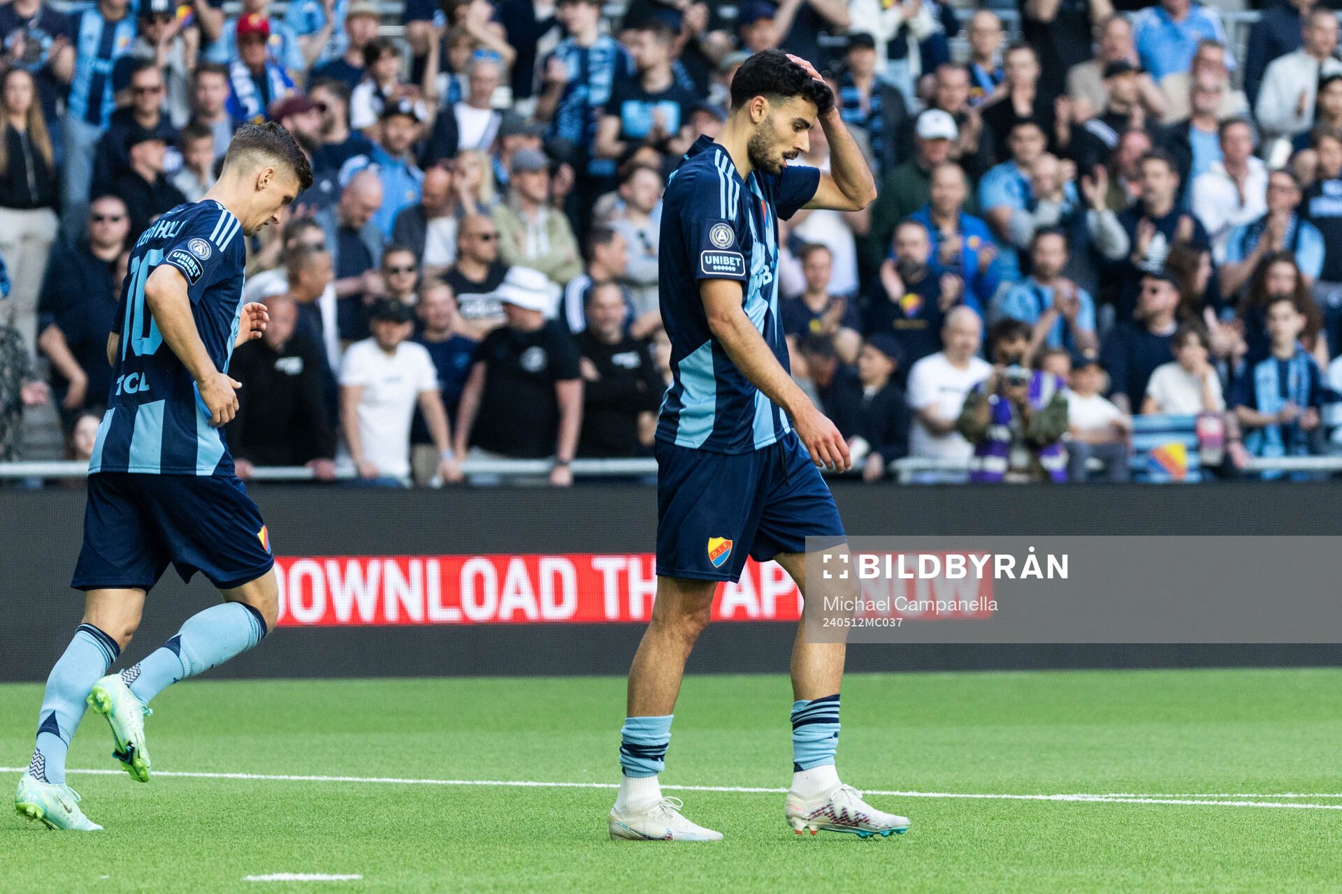 Djurgårdens Deniz Hummet deppar