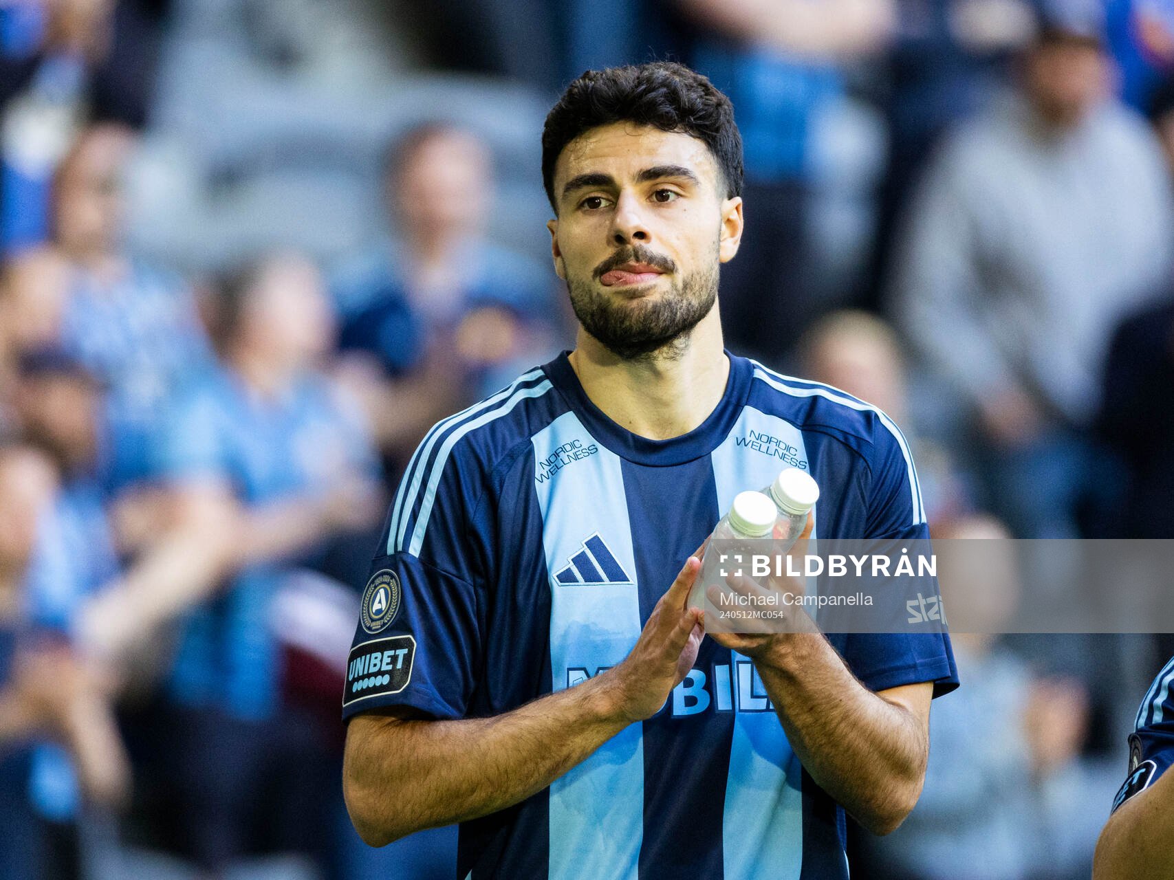Djurgårdens Deniz Hummet  jublar