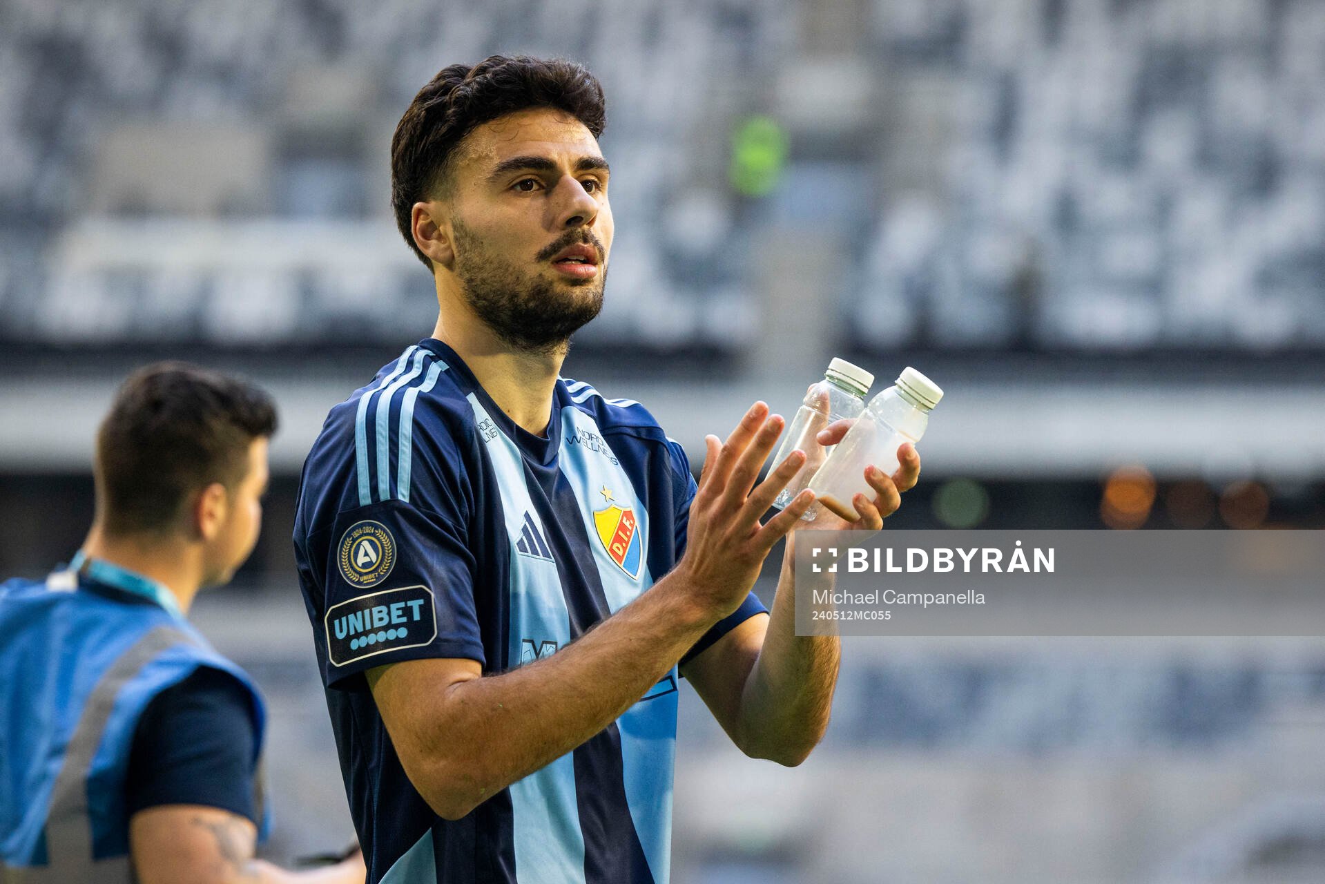 Djurgårdens Deniz Hummet  jublar