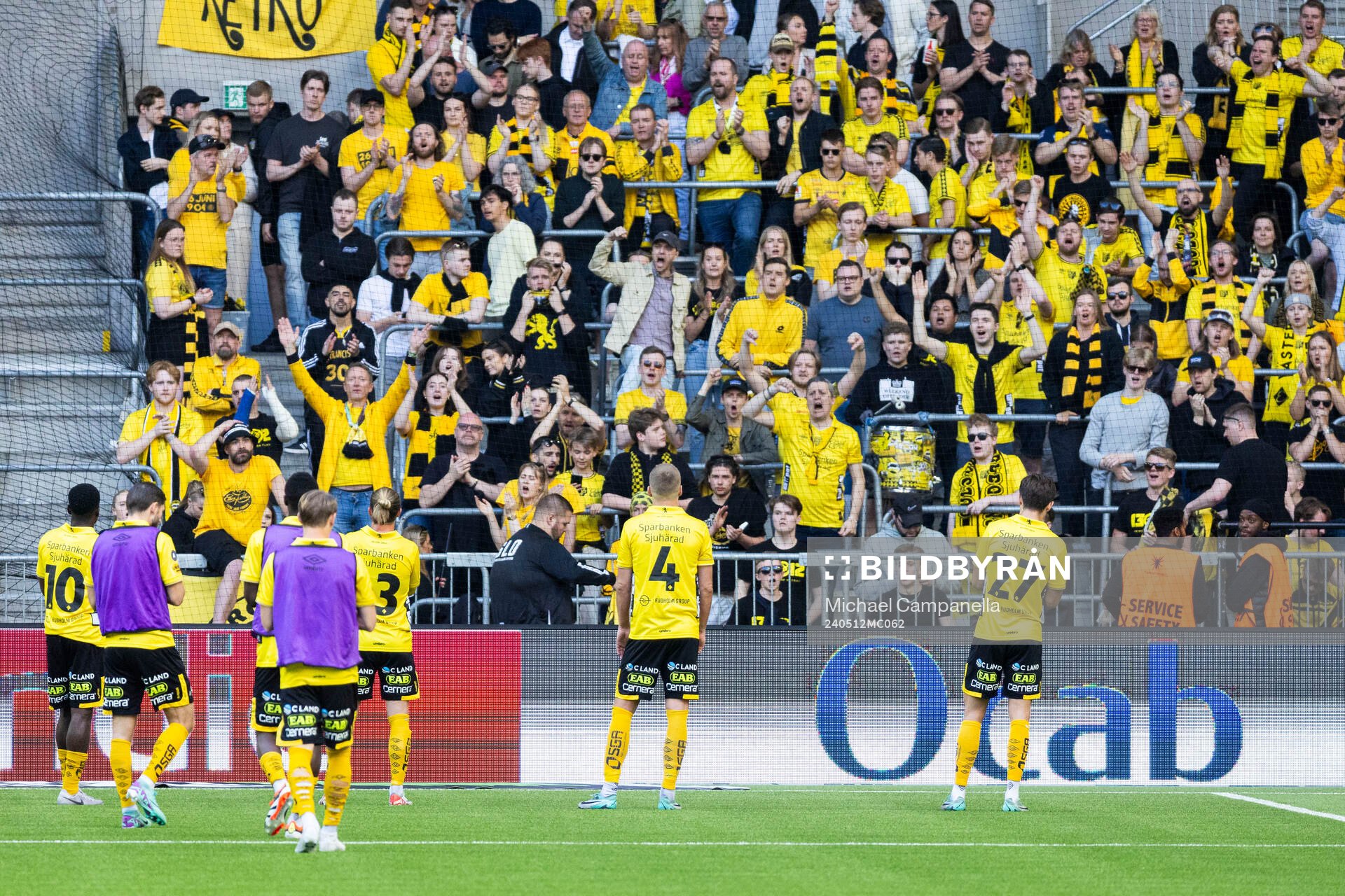 under fotbollsmatchen i Allsvenskan mellan Djurgården och