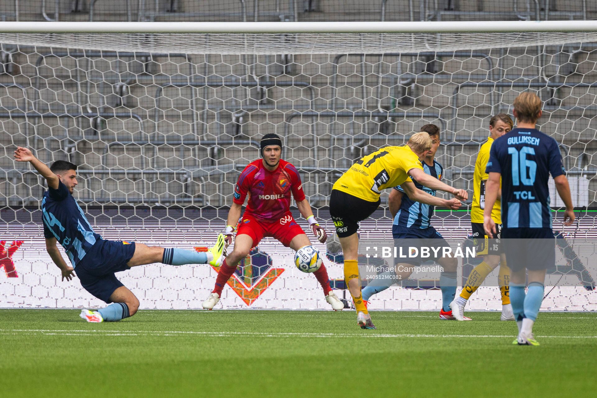 Djurgårdens målvakt Jacob Widell Zetterström