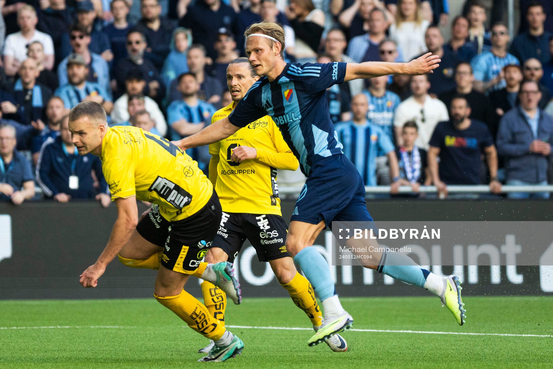 Djurgårdens Tobias Gulliksen gör 2-0 målet