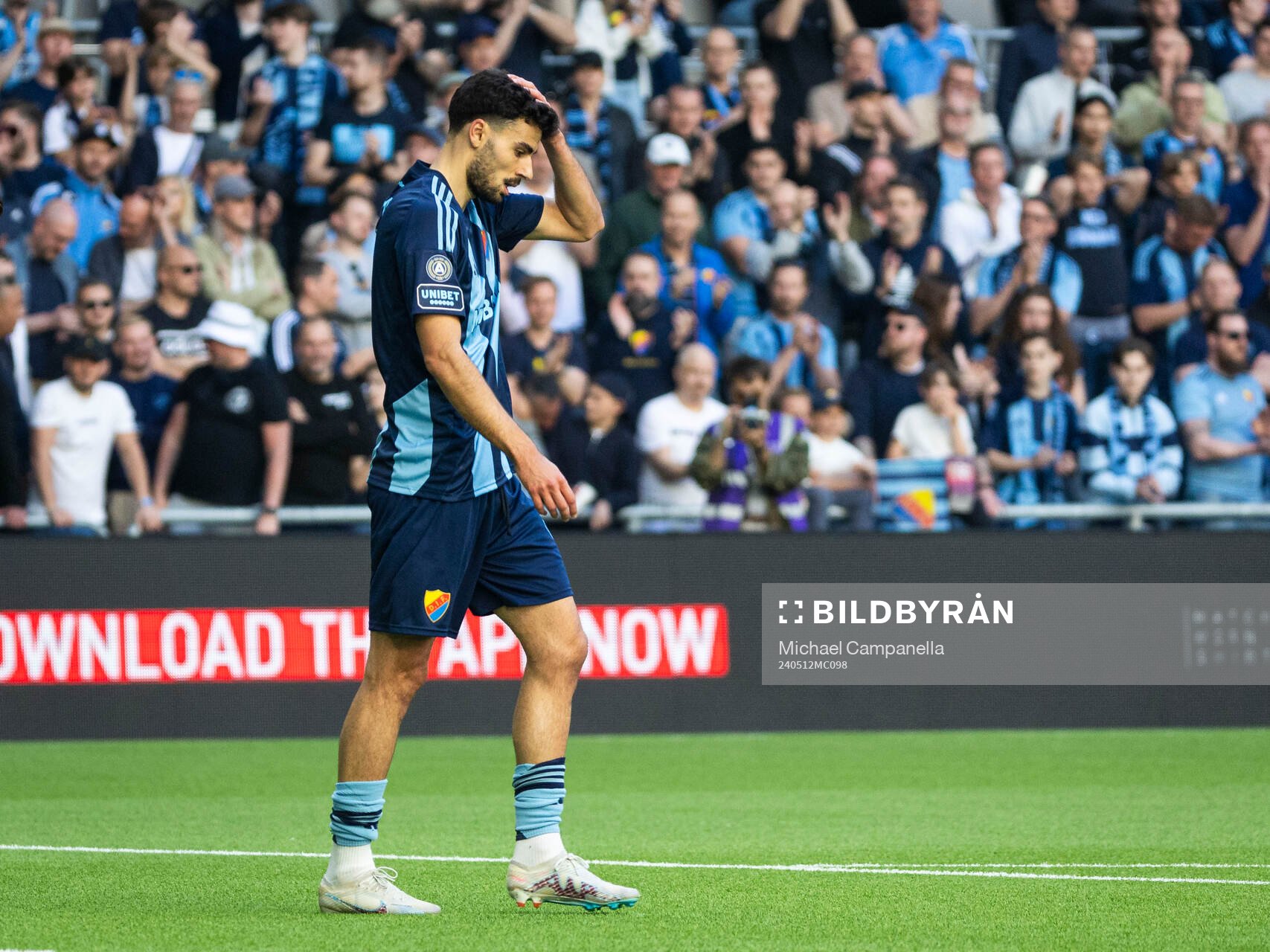 Djurgårdens Deniz Hummet deppar