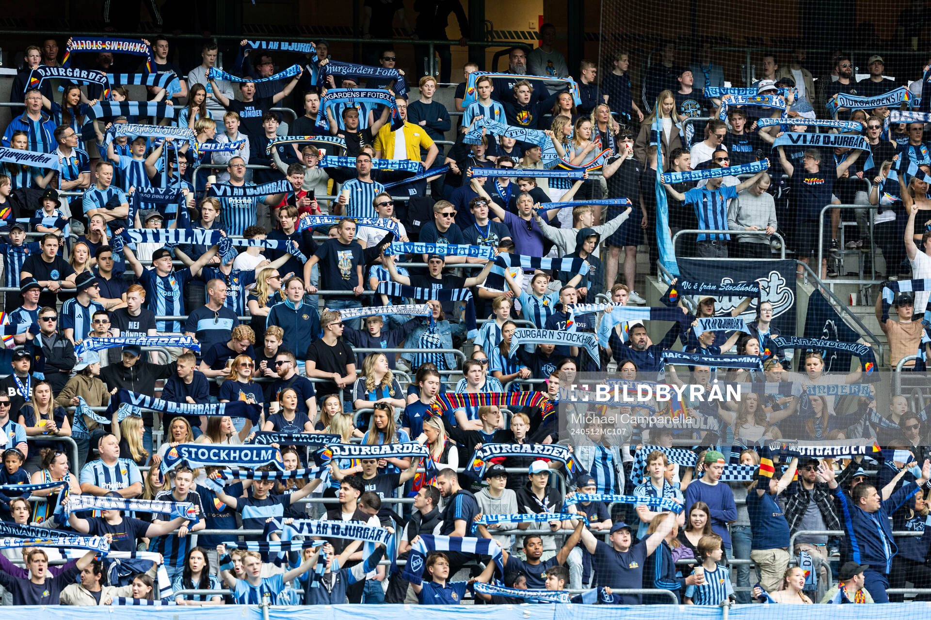 under fotbollsmatchen i Allsvenskan mellan Djurgården och