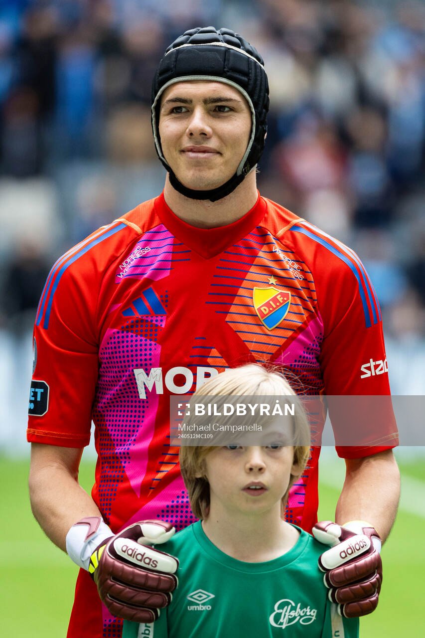 Djurgårdens målvakt Jacob Widell Zetterström