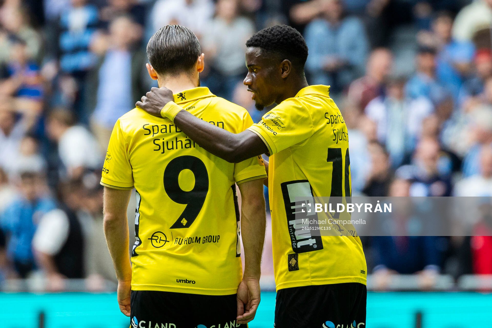 Elfsborgs Arber Zeneli och Michael Baidoo