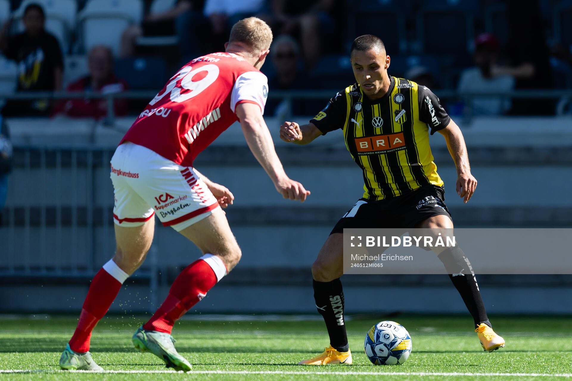Häckens Ali Youssef mot Kalmars Lars Saetra