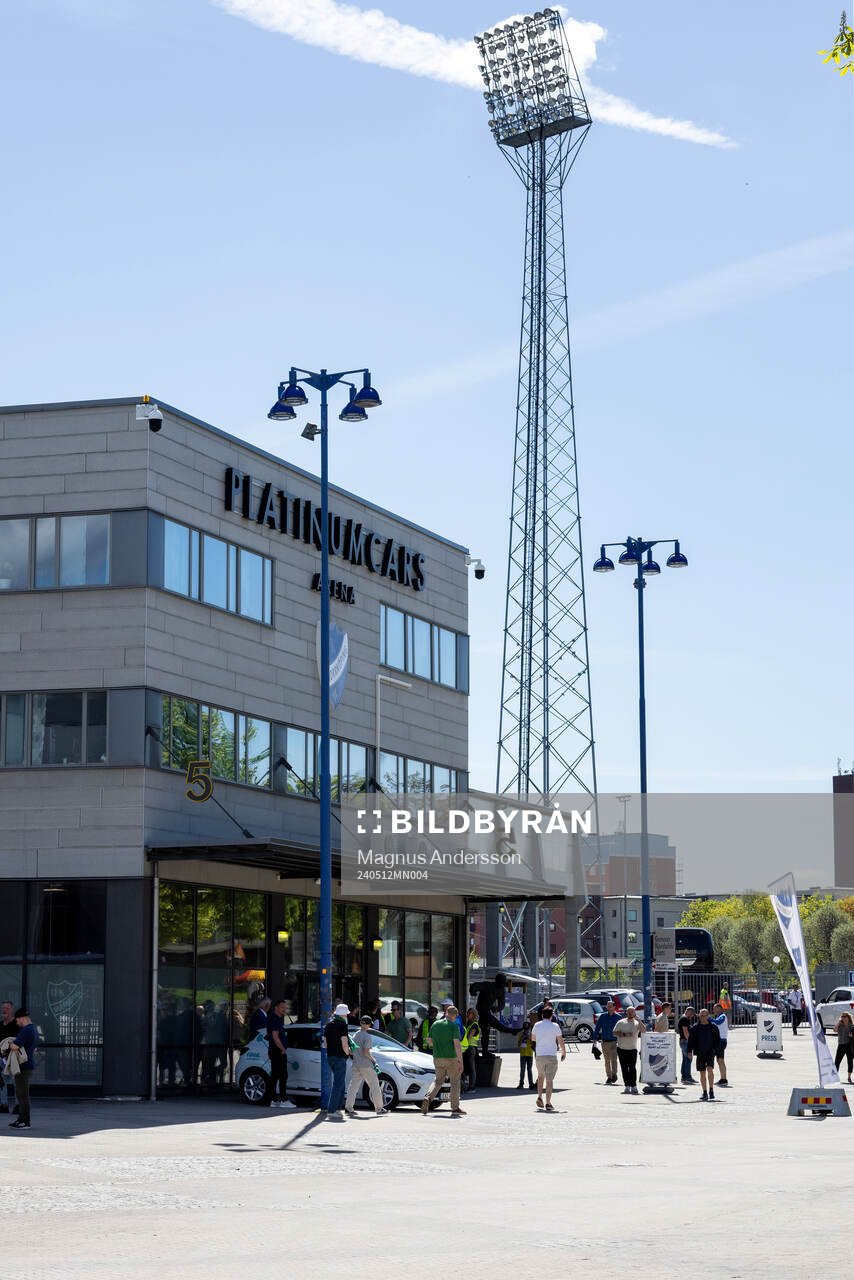 Exteriör vy av Platinumcars Arena