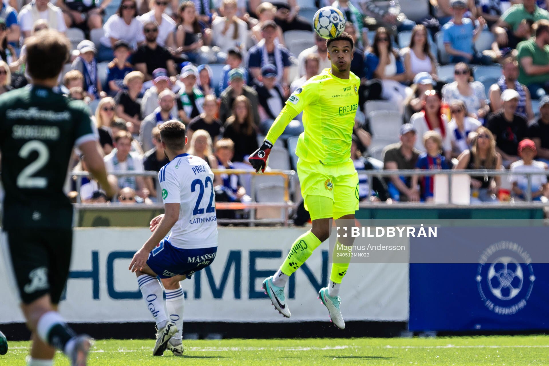 Hammarbys målvakt Oliver Dovin