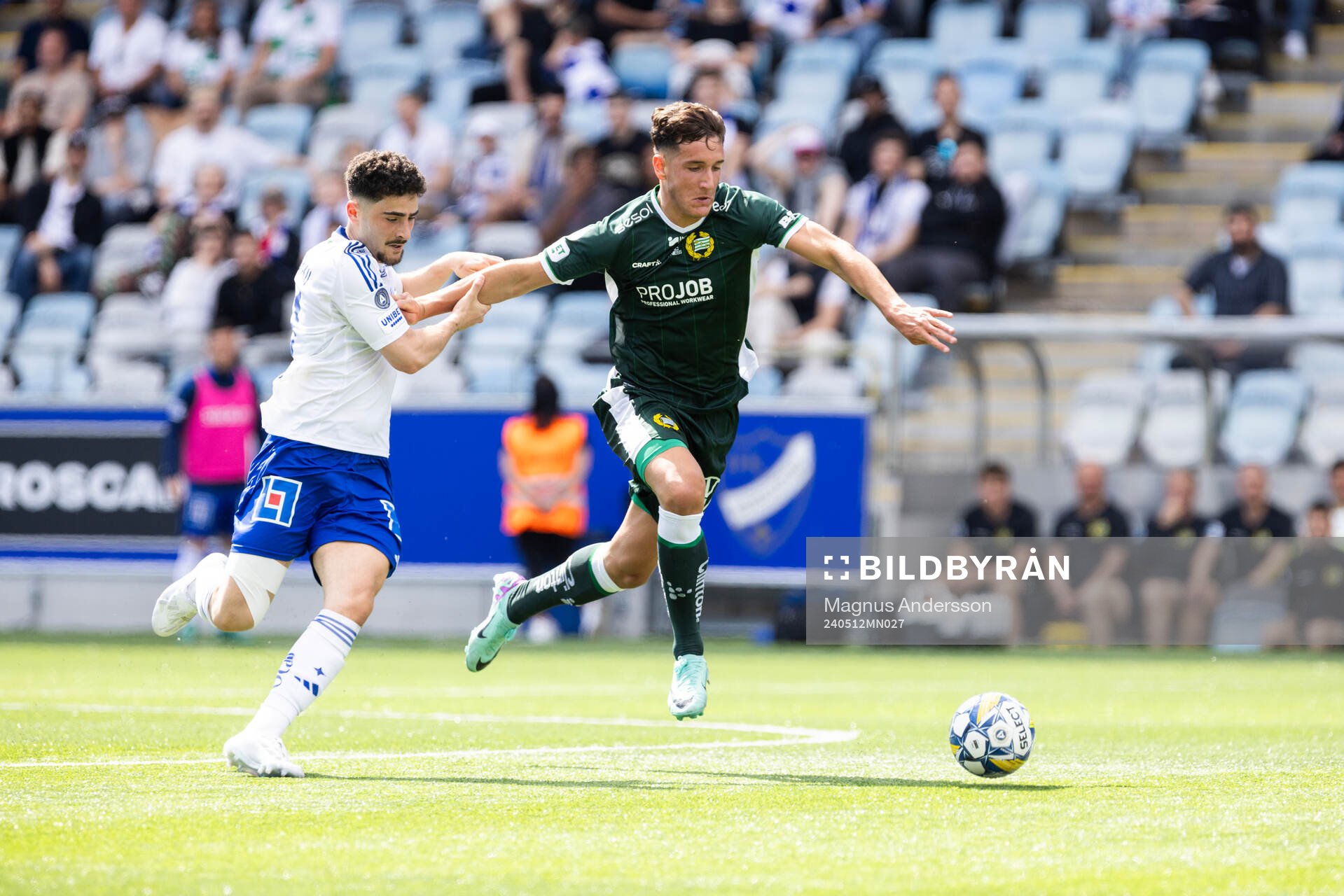 IFK Norrköpings Ismet Lushaku och Hammarbys Deniz Gul