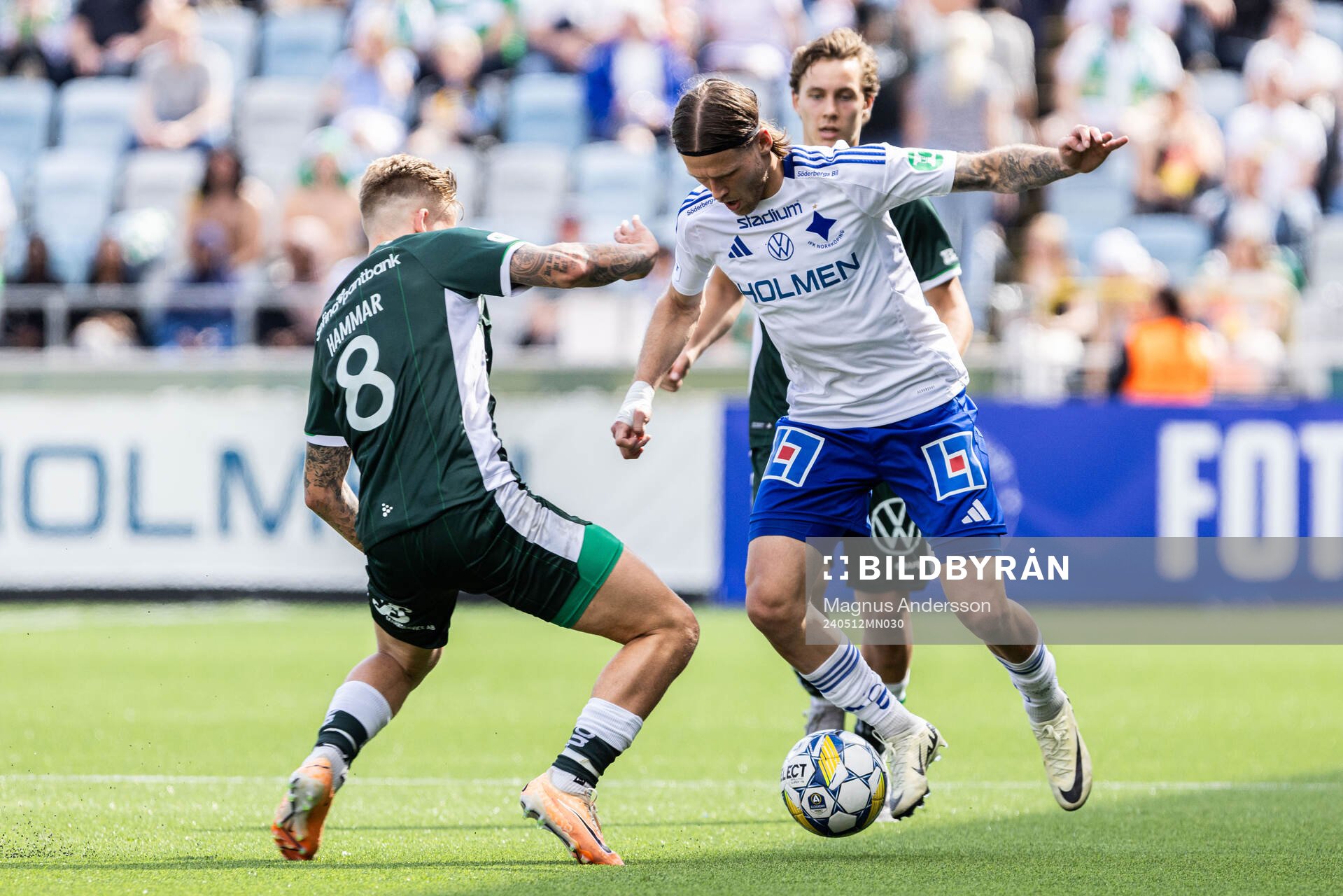 Hammarbys Fredrik Hammar och IFK Norrköpings Arnor