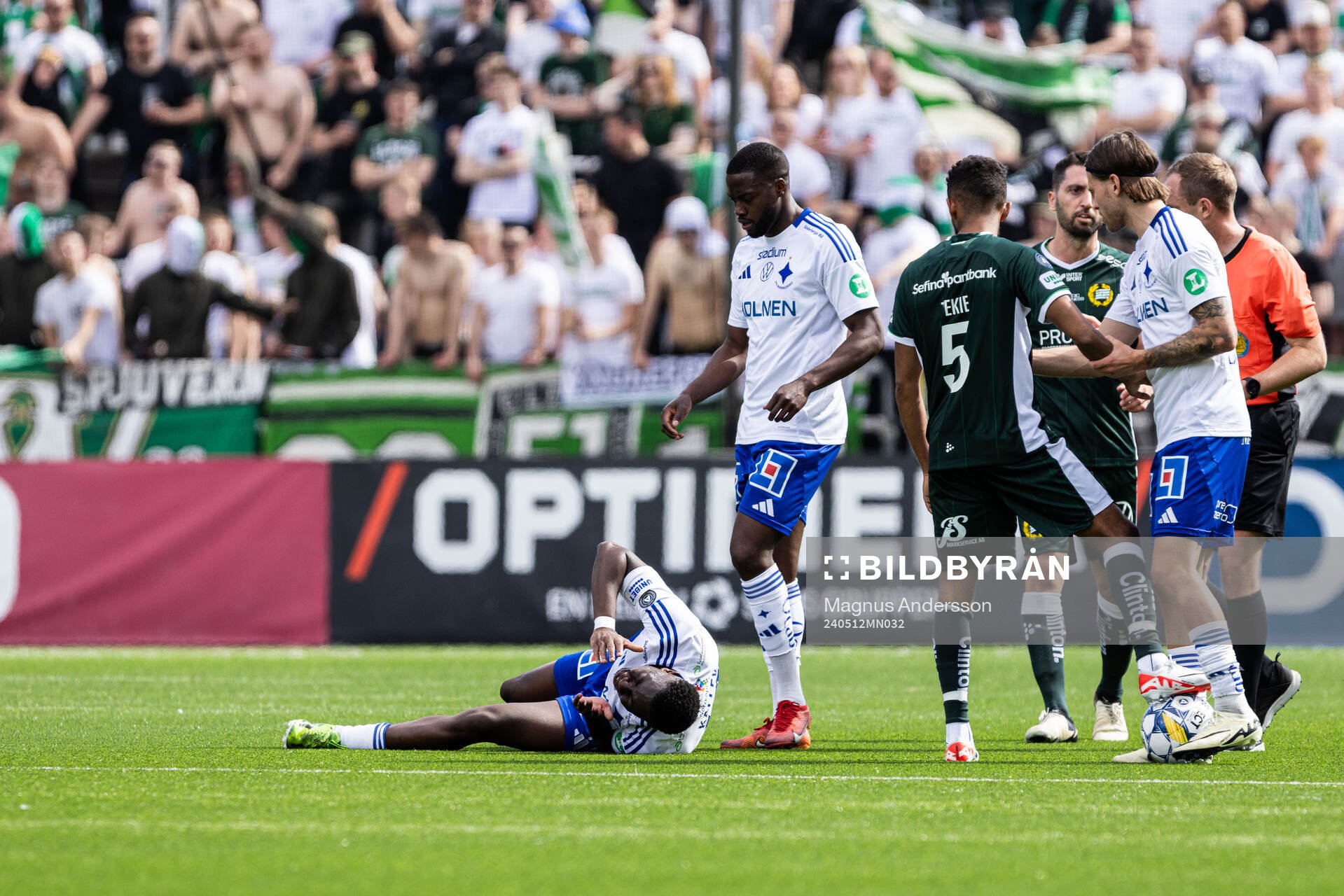 IFK Norrköpings Yahya Kalley har ont