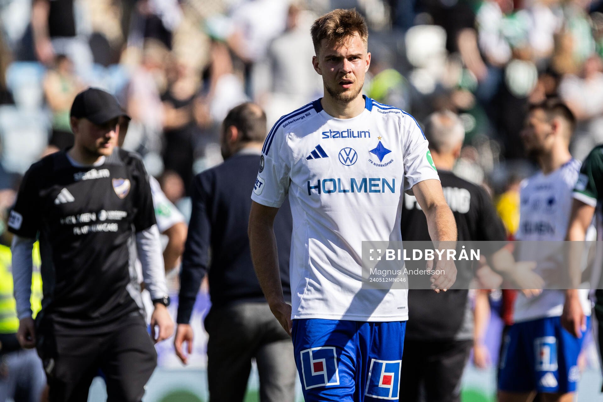 IFK Norrköpings Anton Eriksson deppar