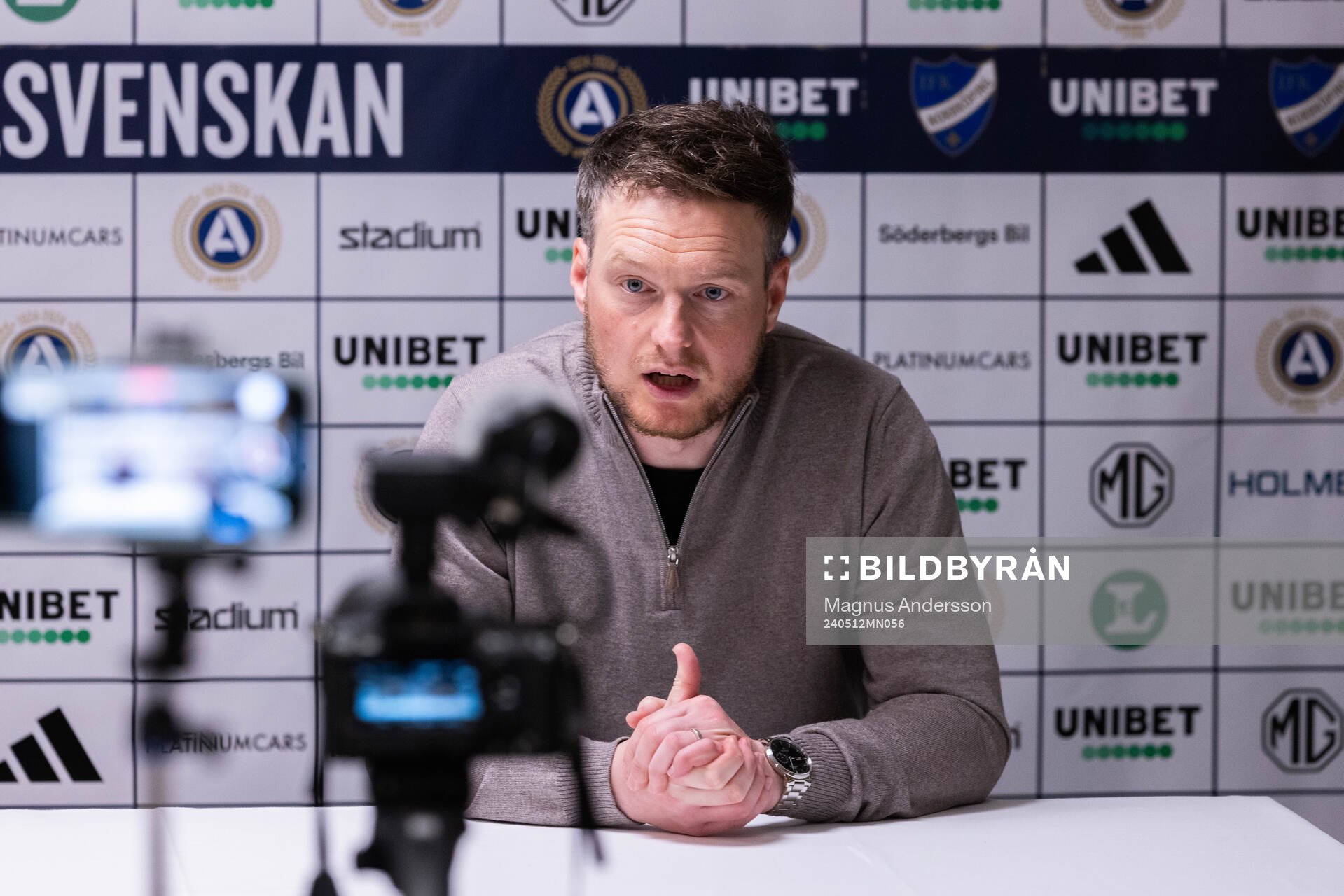 Hammarbys tränare Kim Hellberg