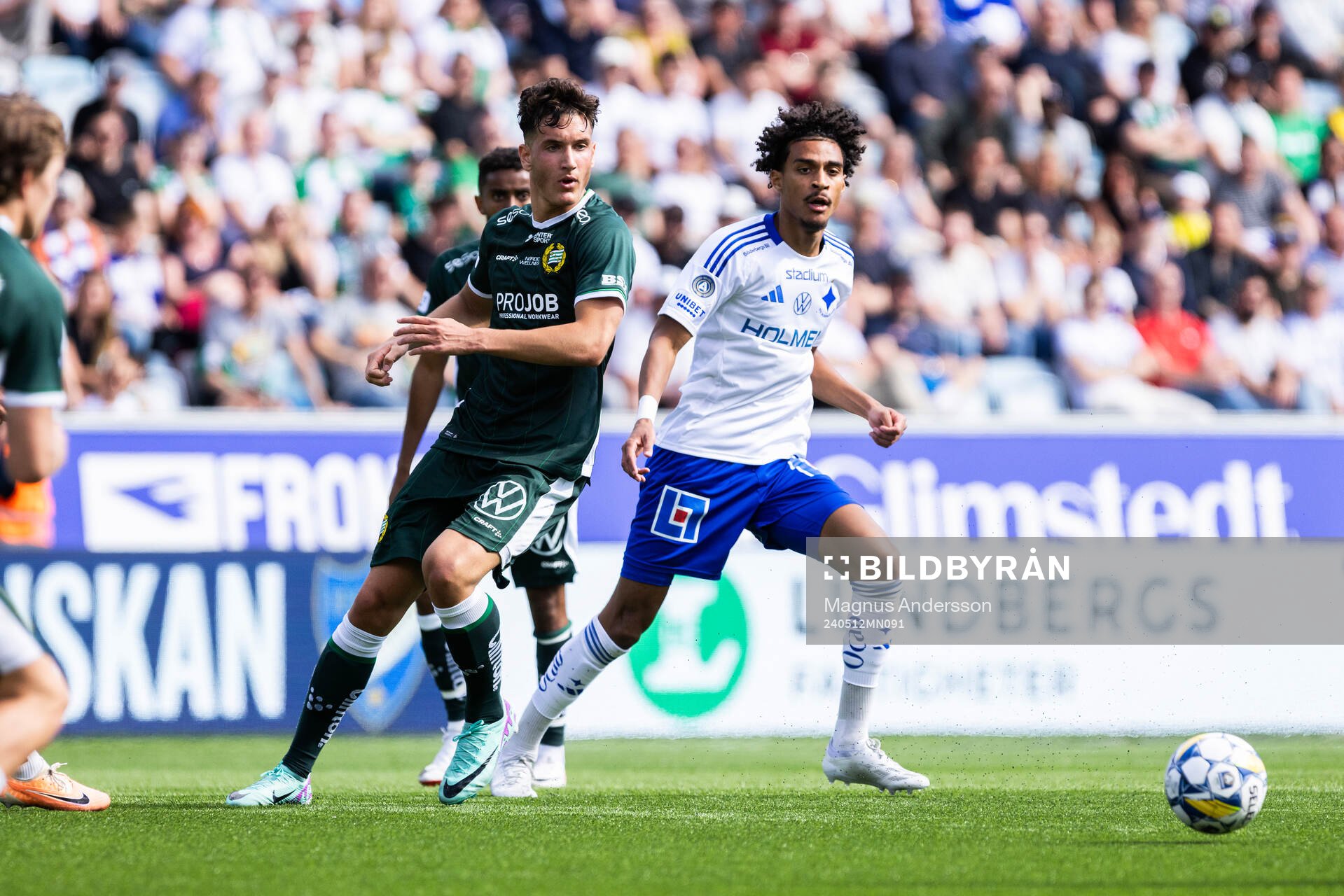Hammarbys Deniz Gul och IFK Norrköpings Jesper Ceesay