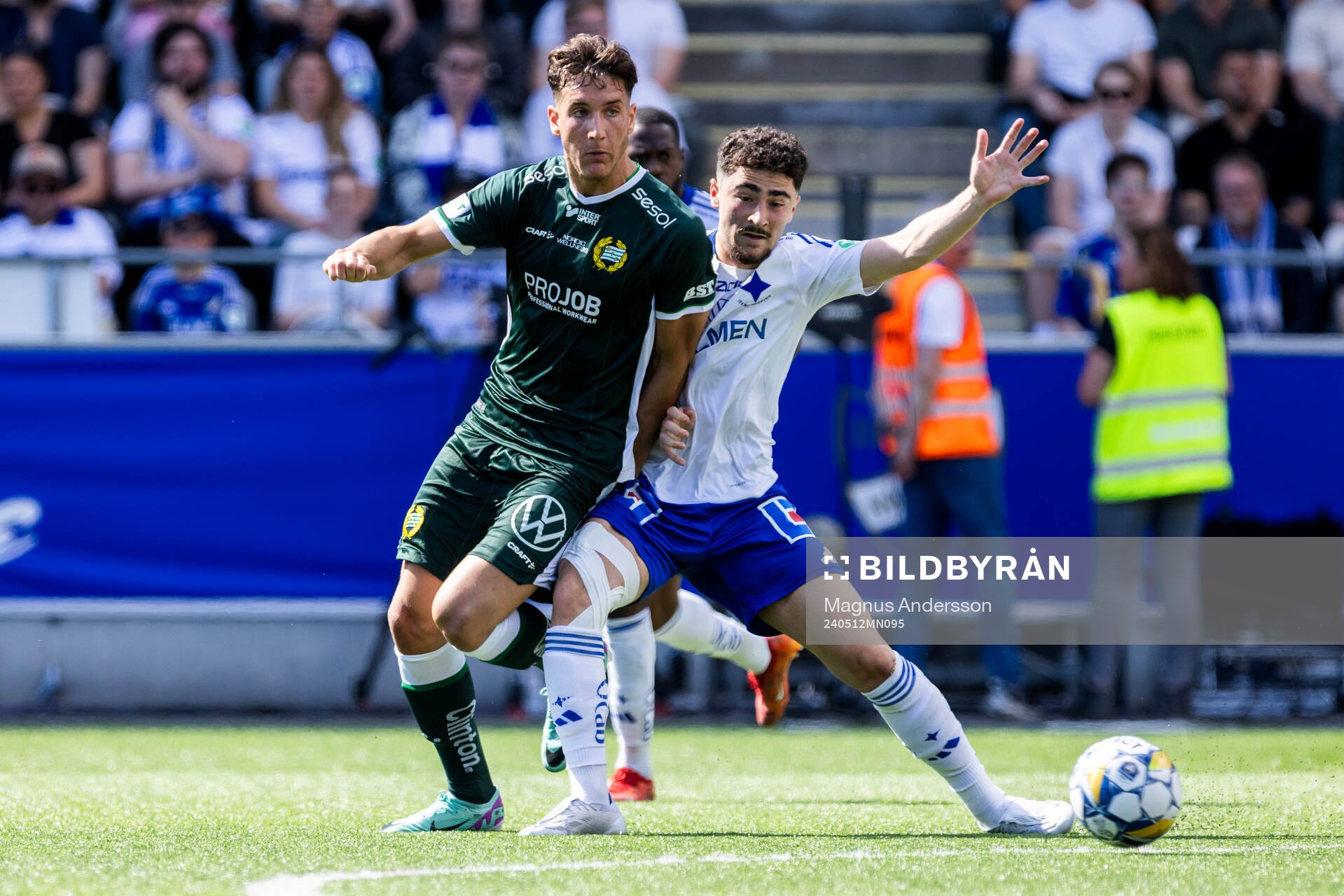 Hammarbys Deniz Gul och IFK Norrköpings Ismet Lushaku