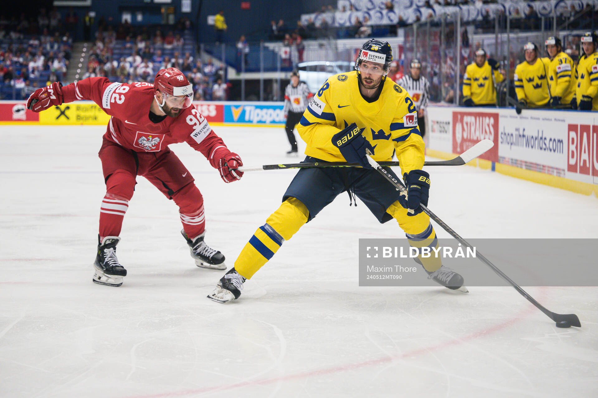 Maciej Urbanowicz of Poland and Marcus Pettersson of Sweden