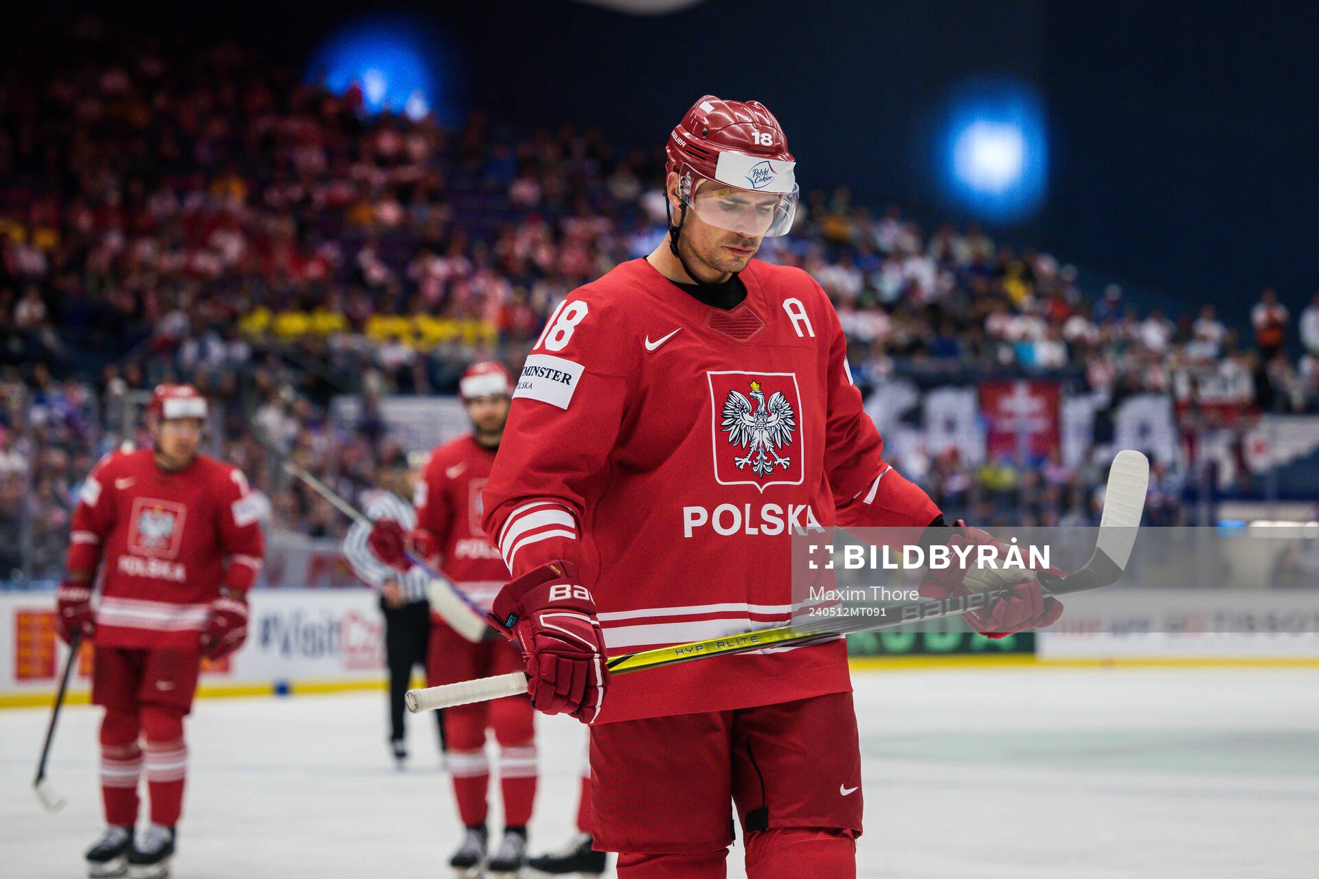 of Poland Grzegorz Pasiut looks dejected
