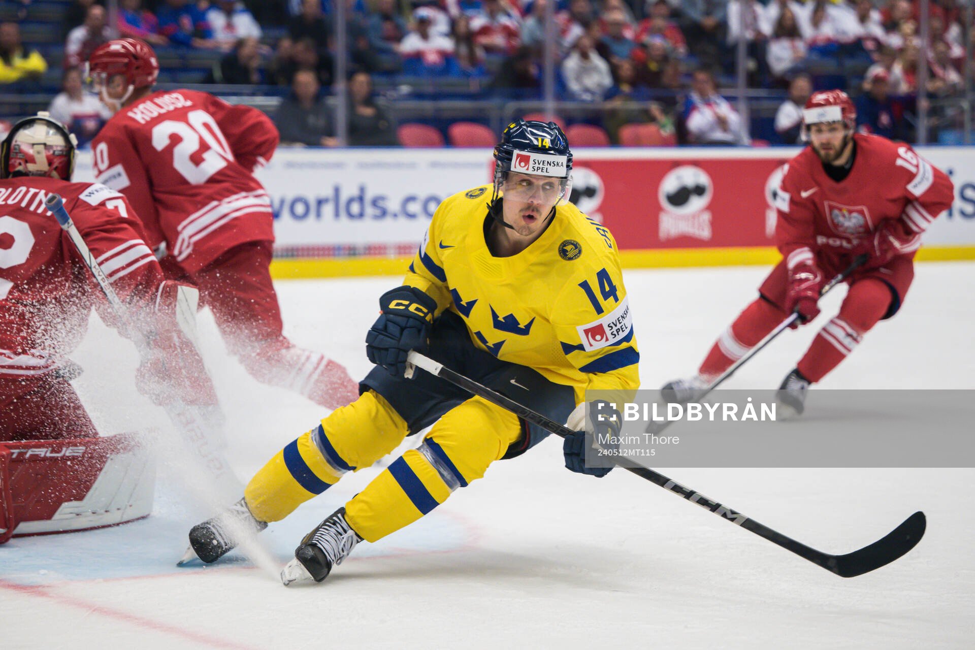 Joel Eriksson Ek of Sweden