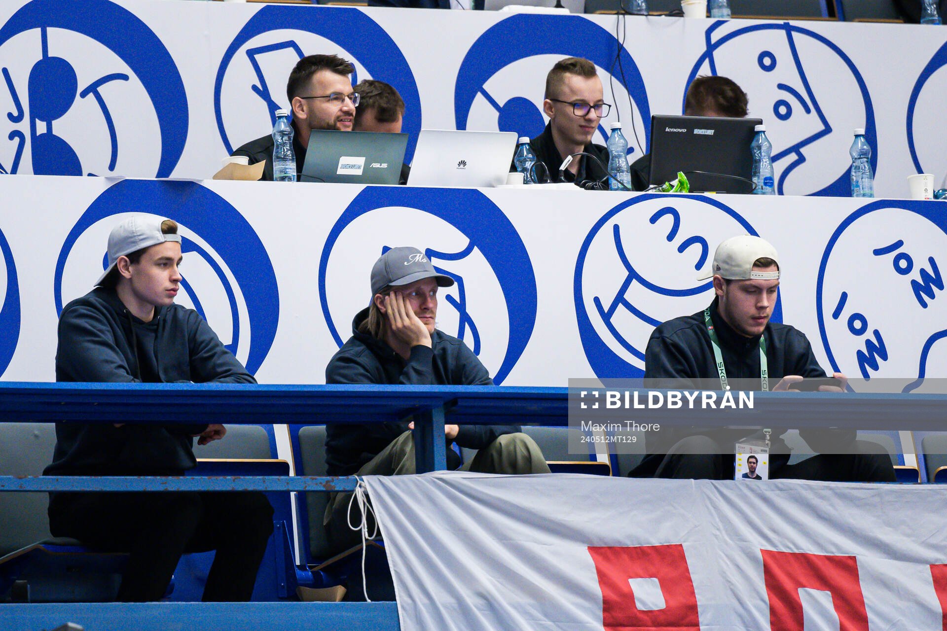 Felix Unger Sörum, Marcus Sörensen and goaltender Jesper