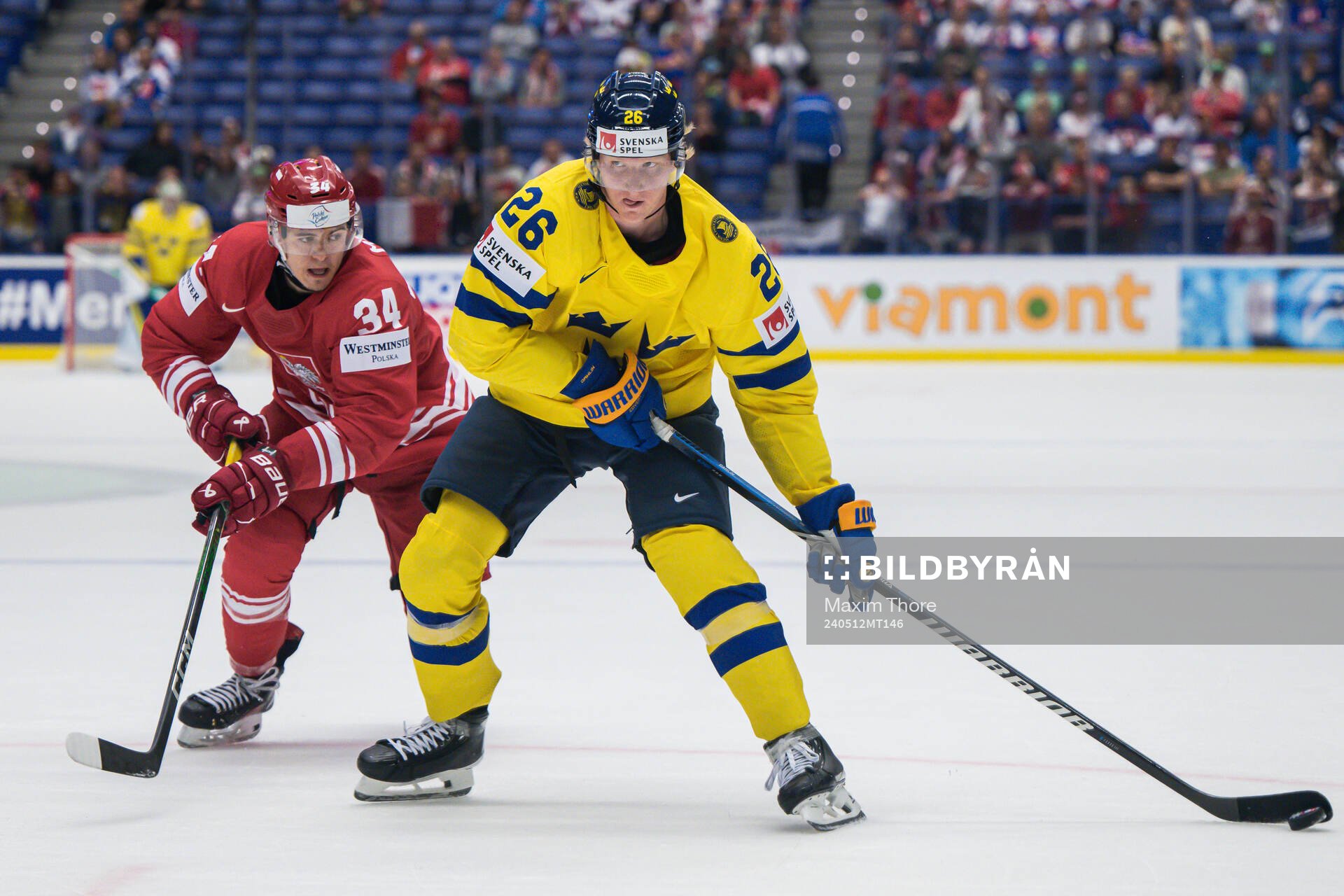 Krzysztof Macias of Poland and Rasmus Dahlin of Sweden